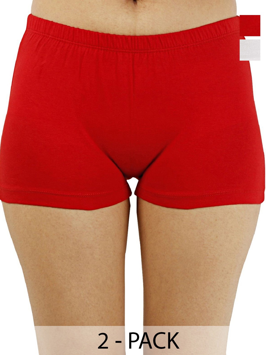 

Diving Deep Women Pack of 2 Cotton Assorted Boy Shorts Briefs