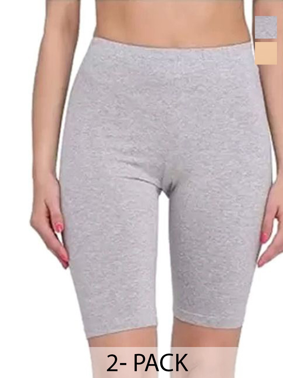 

Diving Deep Women Pack of 2 Cotton Boy Shorts Briefs, Assorted