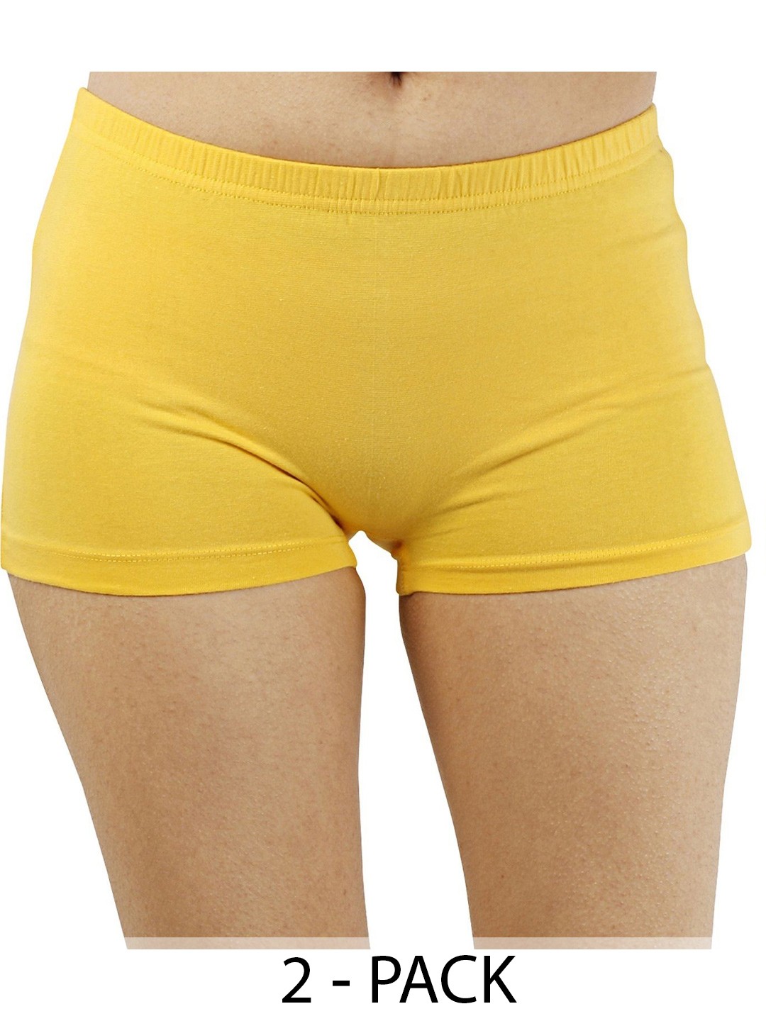 

Diving Deep Pack of 2 Cotton Boy Shorts Briefs, Yellow