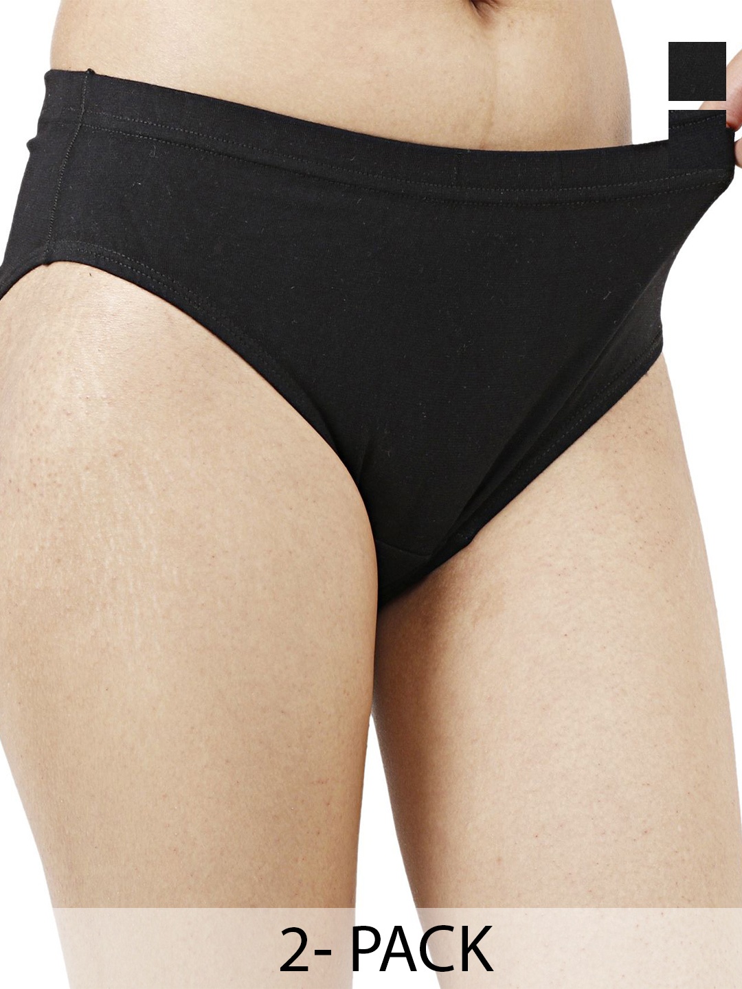 

Diving Deep Women Pack Of 2 Cotton Hipster Briefs, Assorted