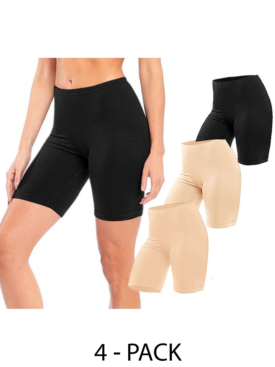

Diving Deep Pack of 3 Cotton Boy Shorts Briefs, Beige
