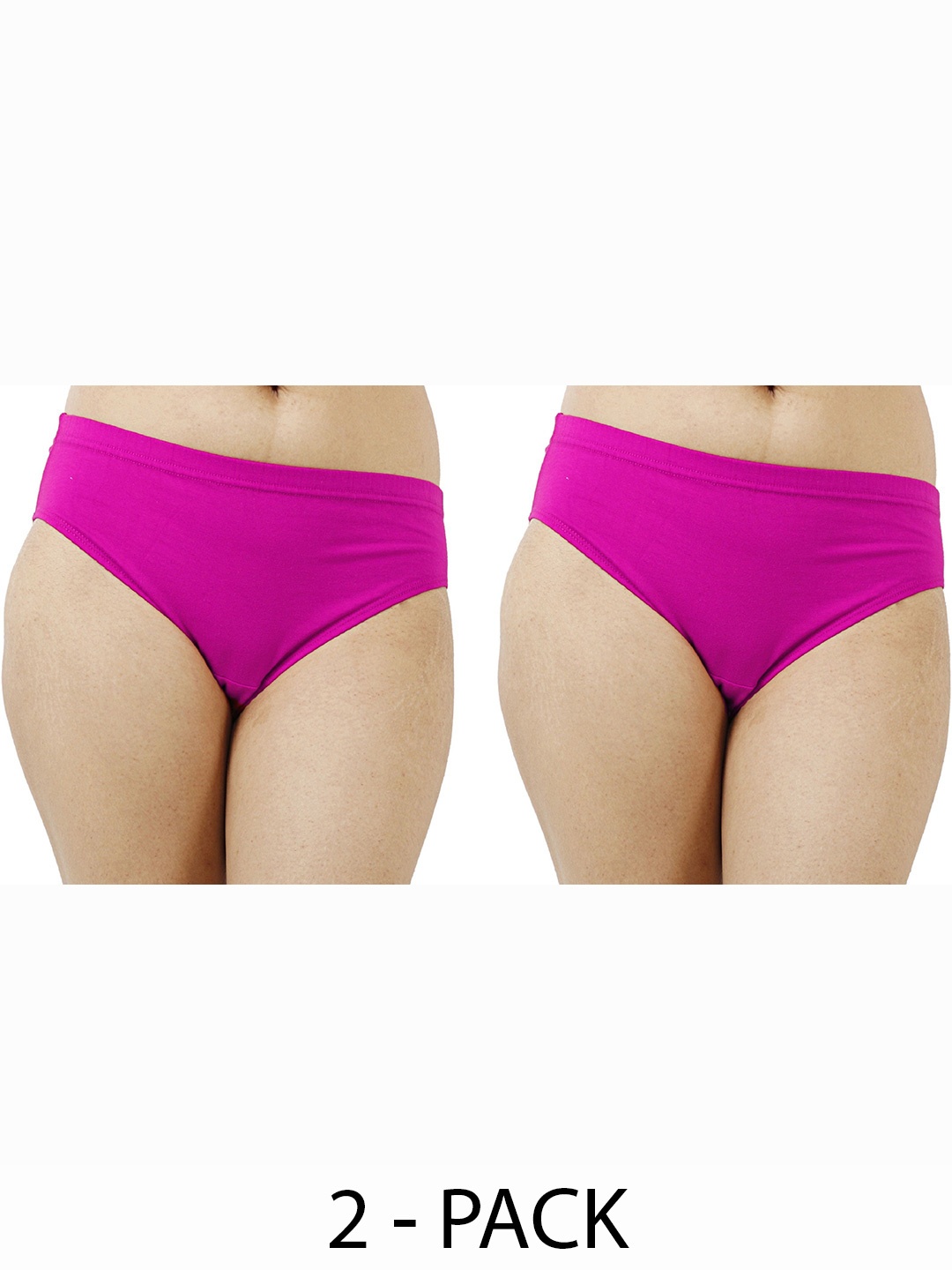 

Diving Deep Women Pack of 2 Cotton Hipster Briefs, Pink