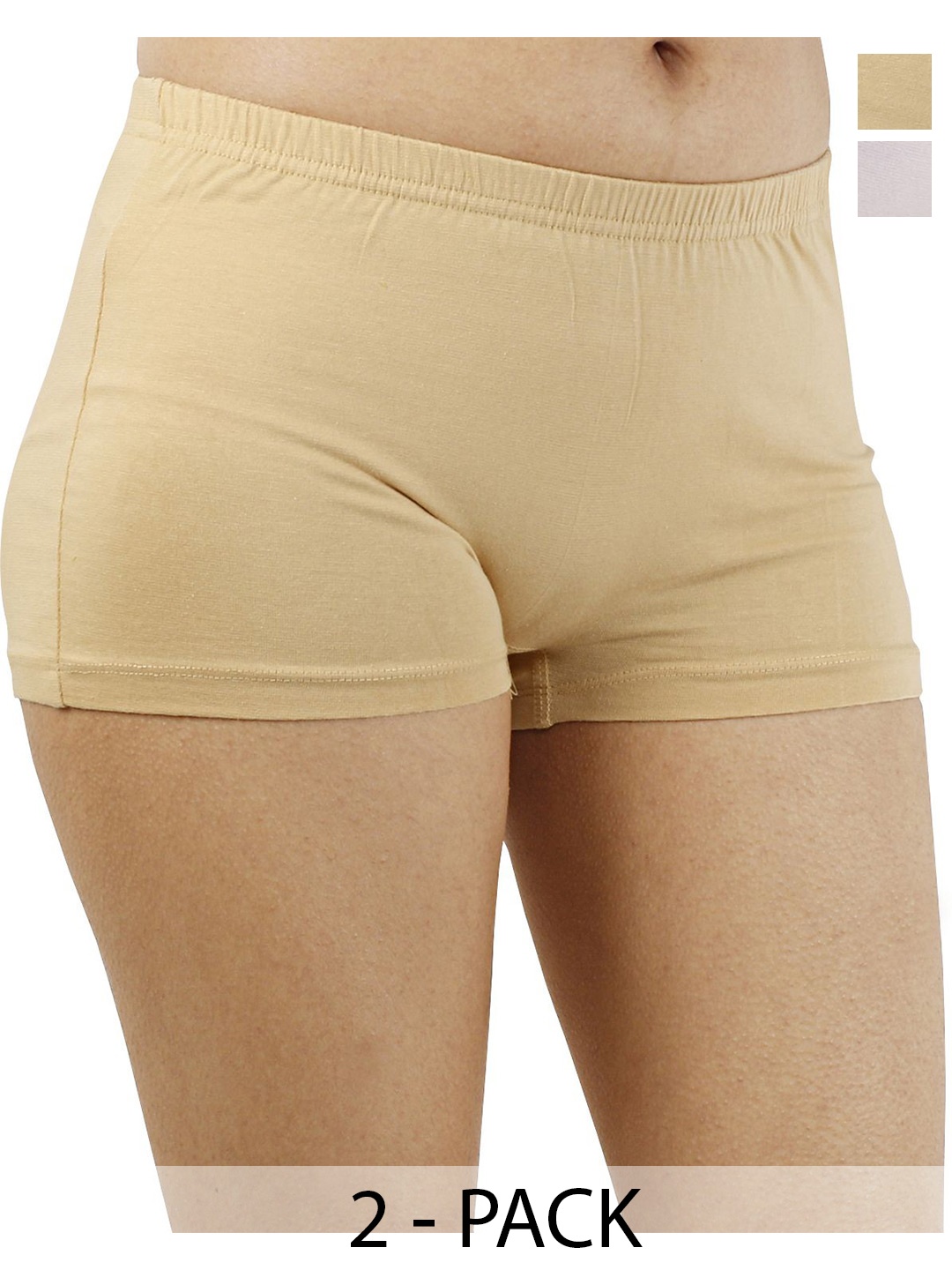 

Diving Deep Women Pack of 2 Boy Shorts Briefs, Multi