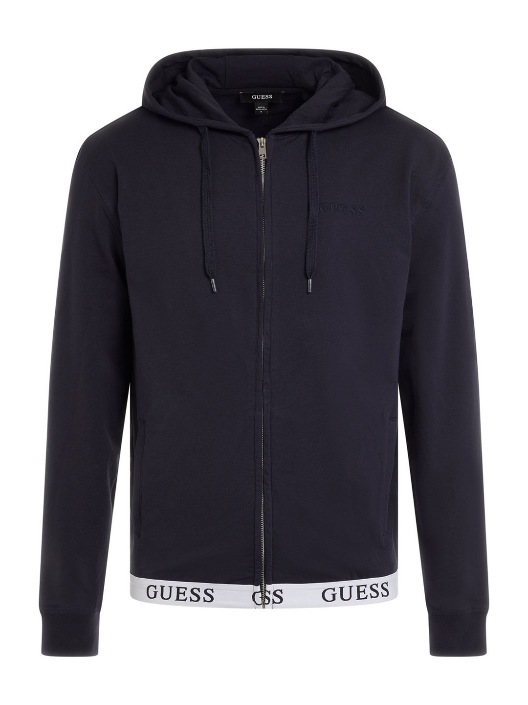 

GUESS Men Cotton Hooded Sweatshirt, Navy blue