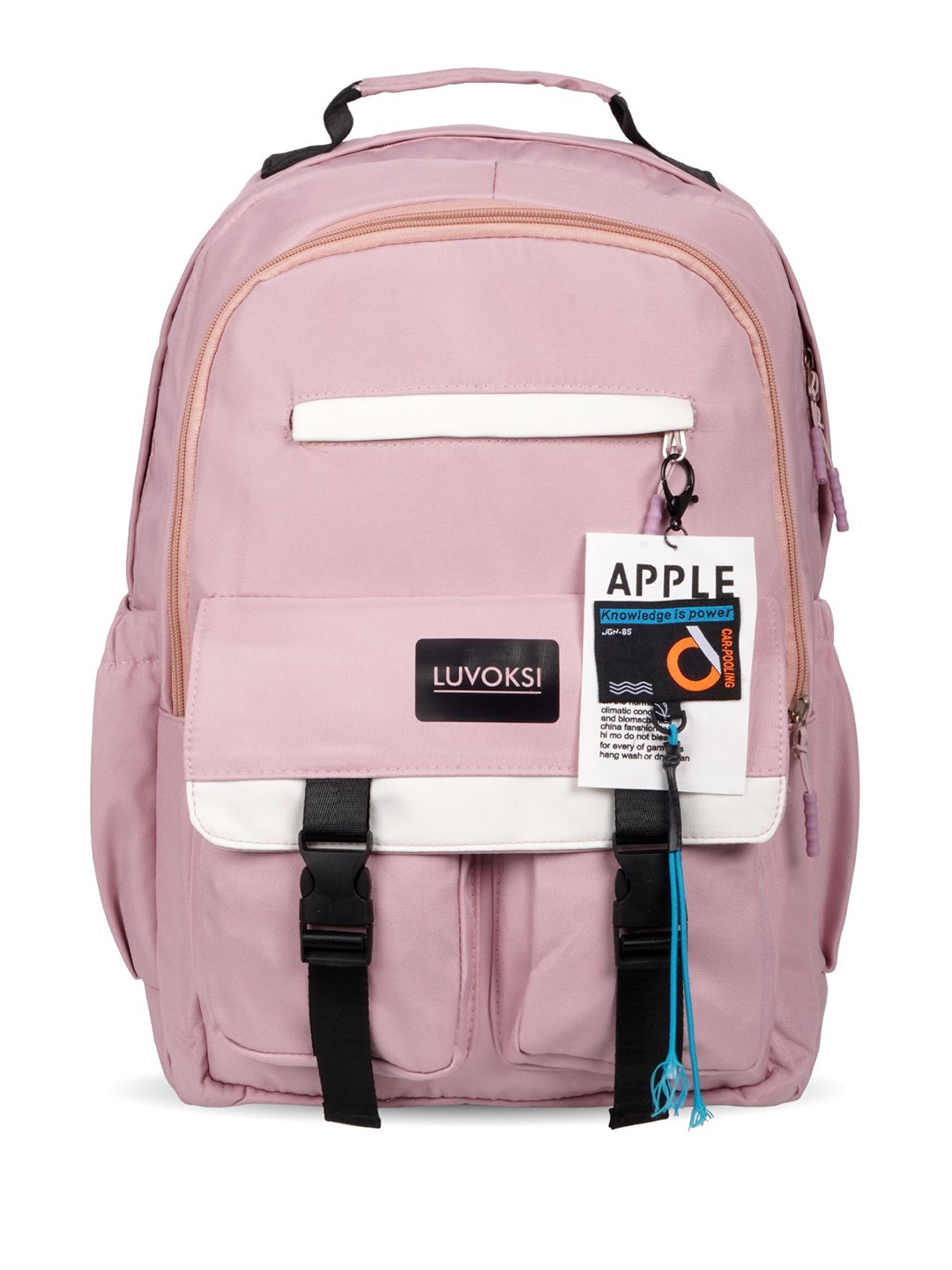 

Luvoksi Women Embroidered Backpack, Pink