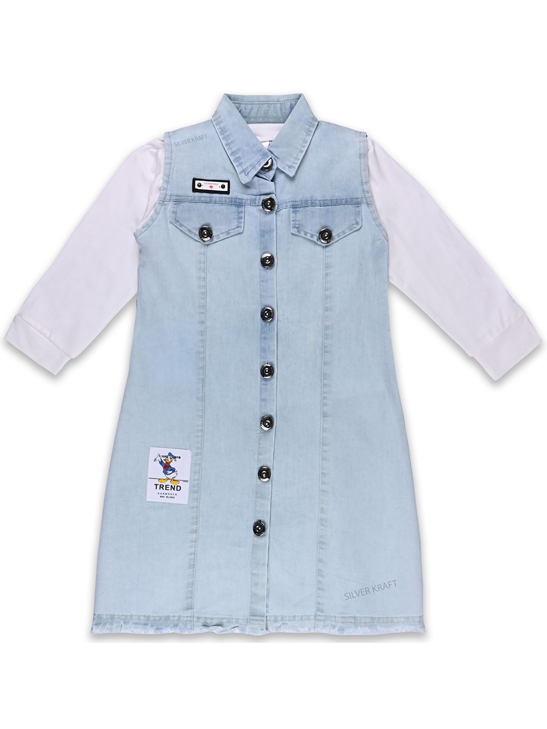 

Wish Karo Shirt Collar Neck Dresses, Blue