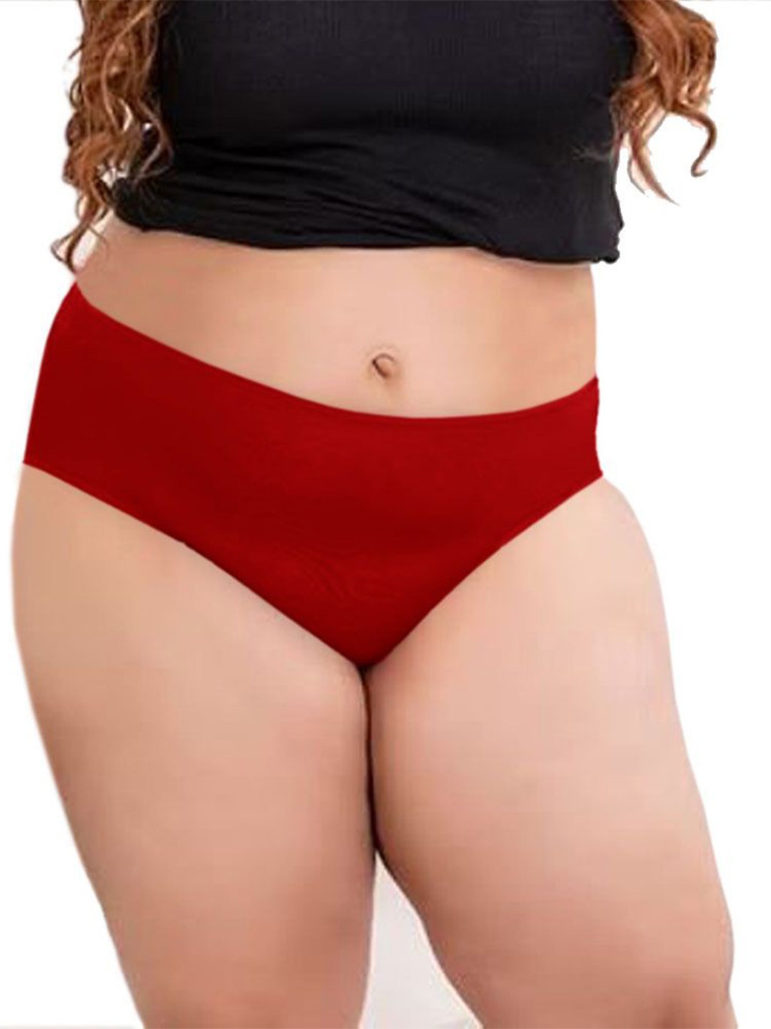 

Diving Deep Women Hipster Briefs Plus size, Red