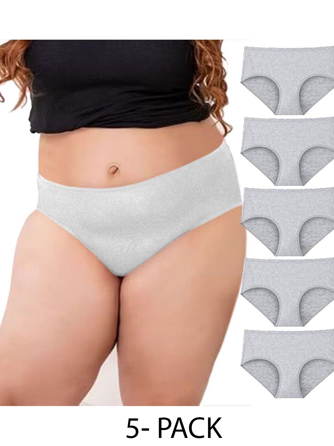 

Diving Deep Women Pack of 5 Hipster Briefs, Assorted