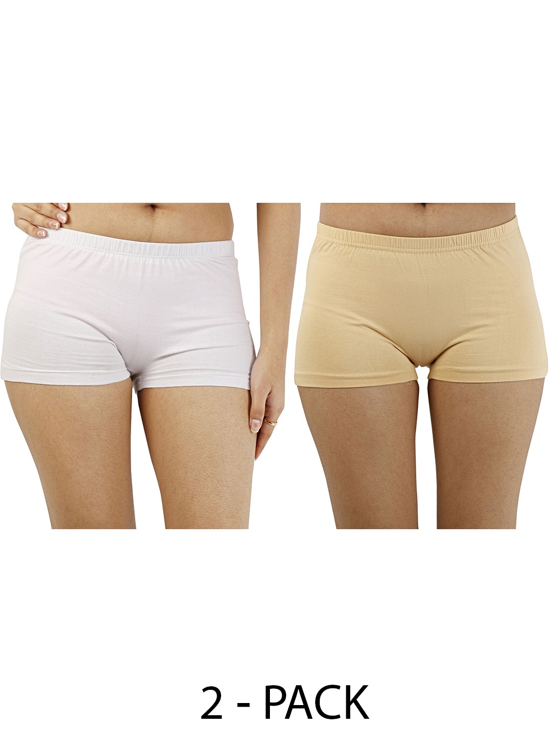 

Diving Deep Pack of 2 Boy Shorts Briefs, Beige