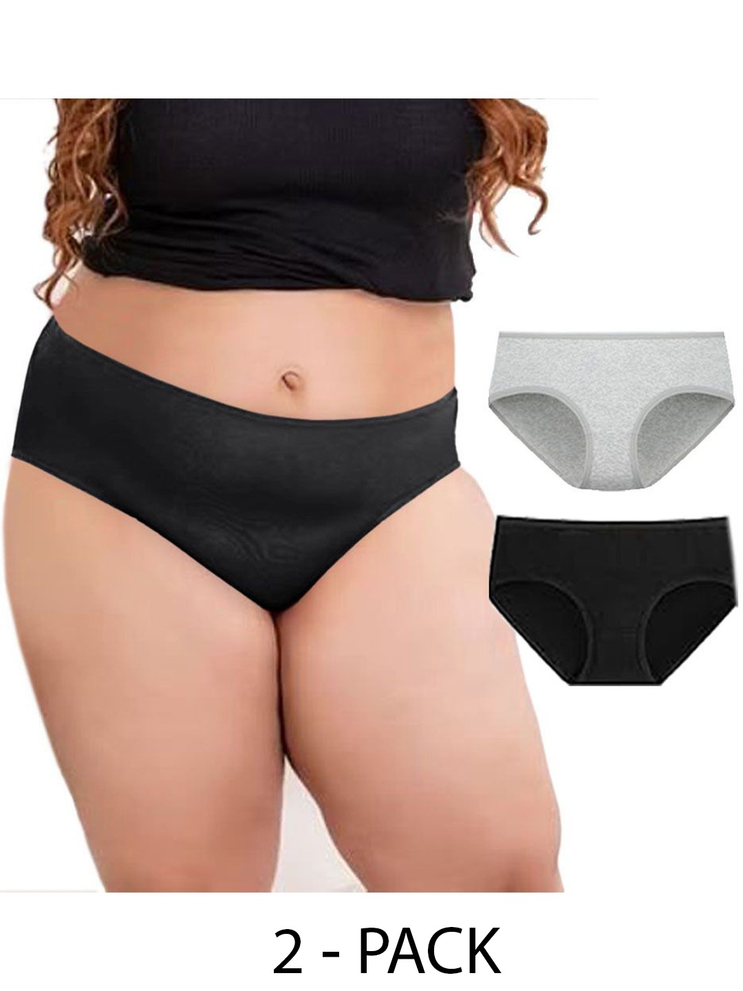 

Diving Deep Women Pack of 2 Hipster Briefs, Assorted