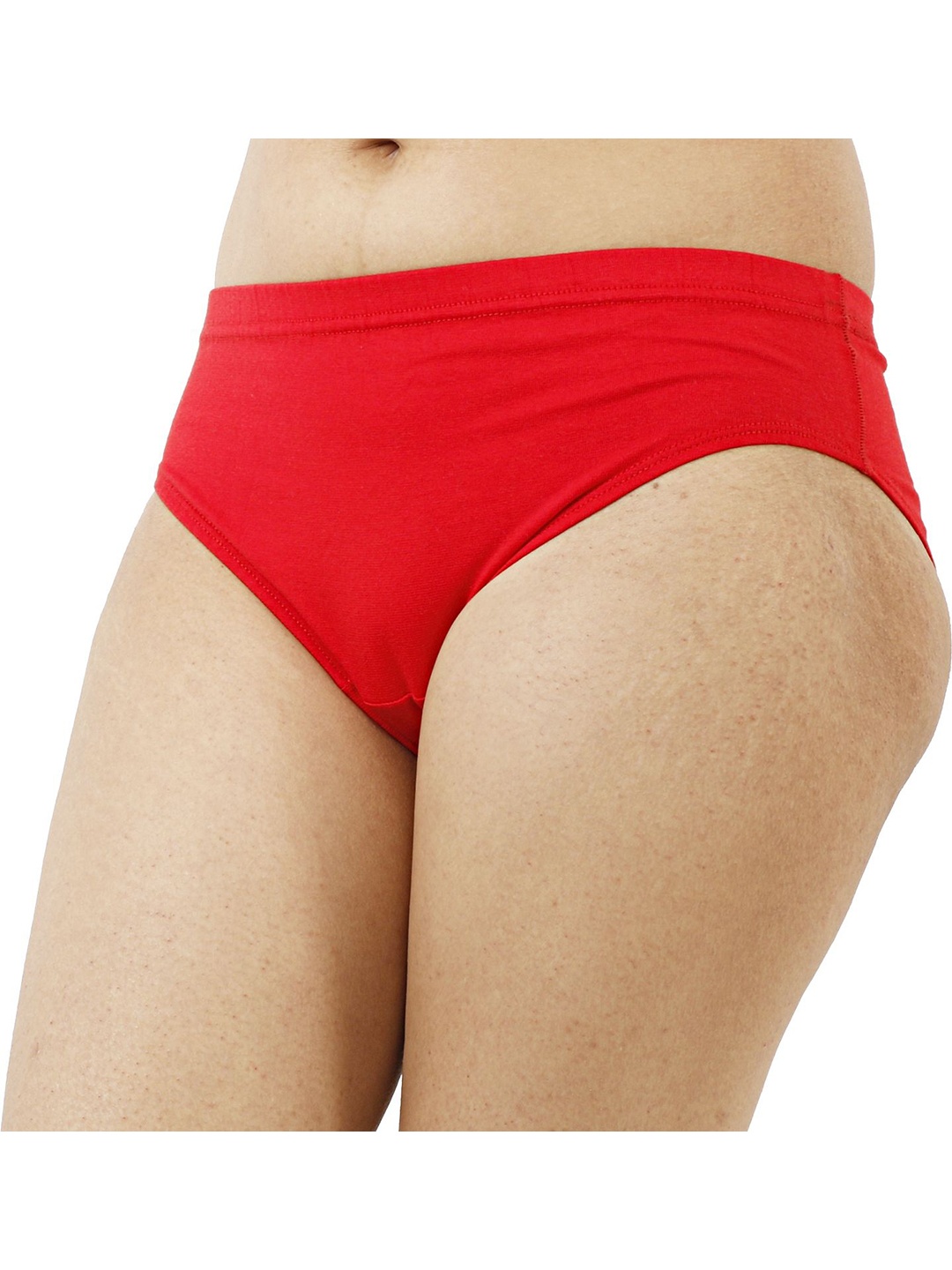 

Diving Deep Women Cotton Hipster Briefs, Red