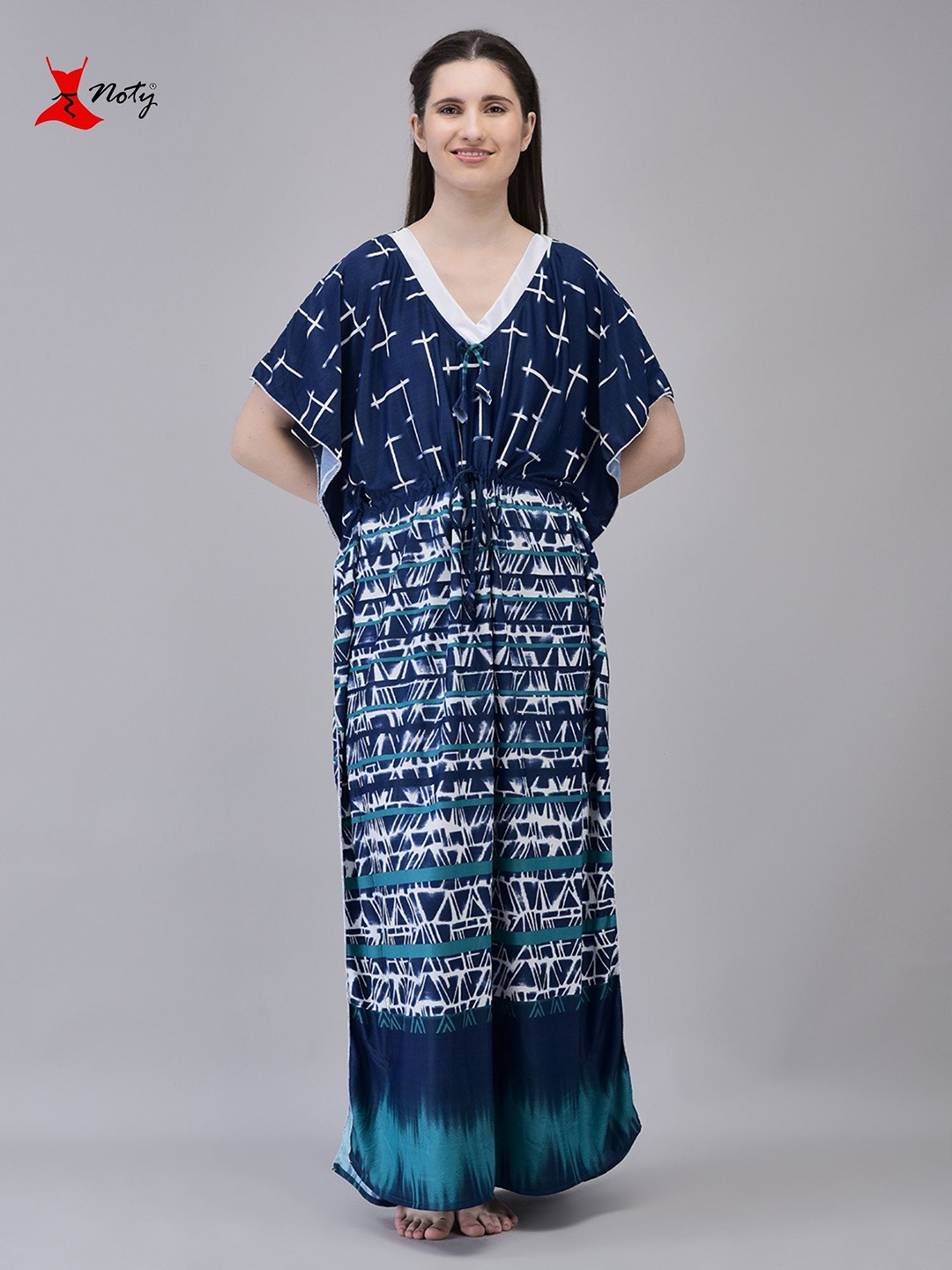 

Noty Printed Maxi Nightdress, Green