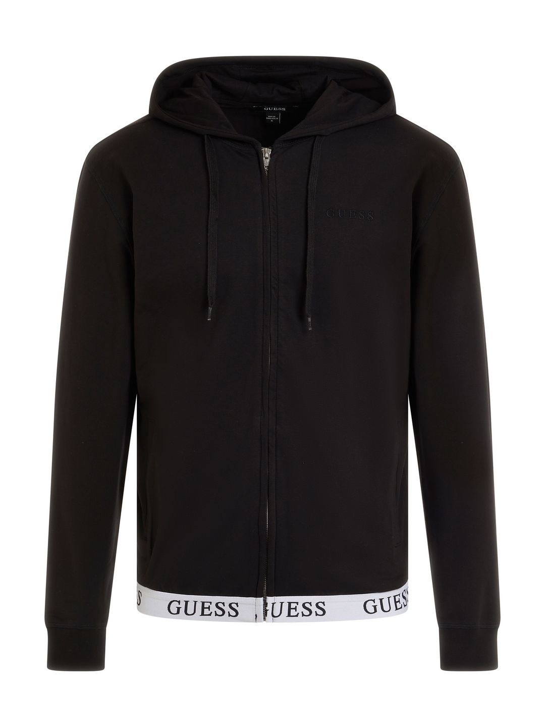 

GUESS Men Hooded Long Sleeves Sweatshirt, Black