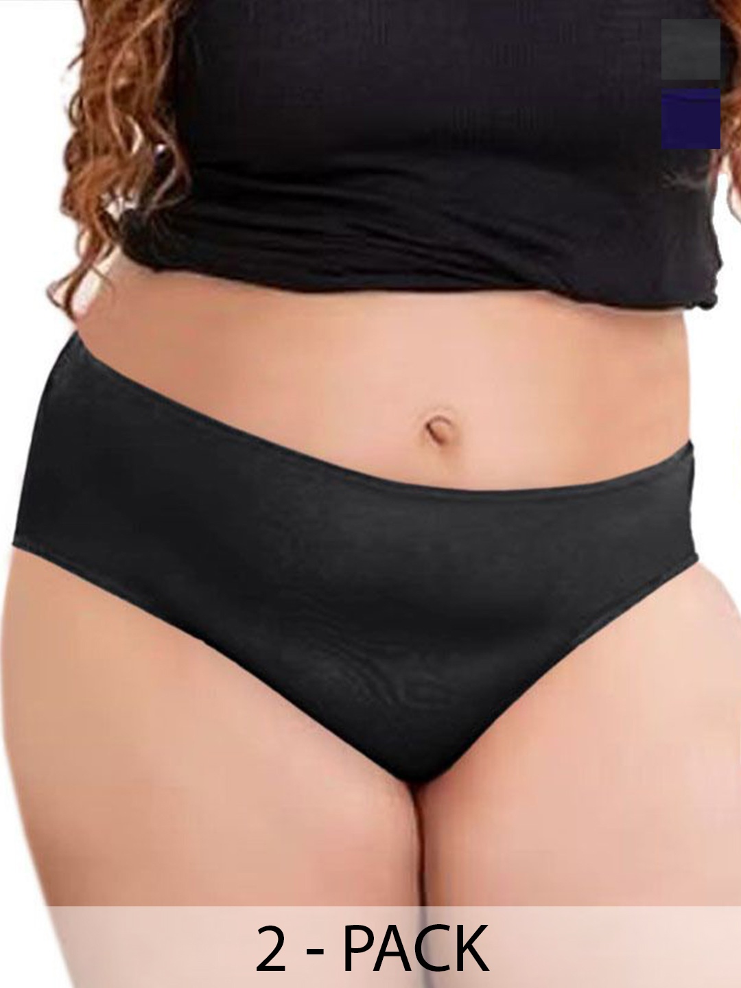 

Diving Deep Women Pack of 2 Cotton Hipster Briefs, Assorted