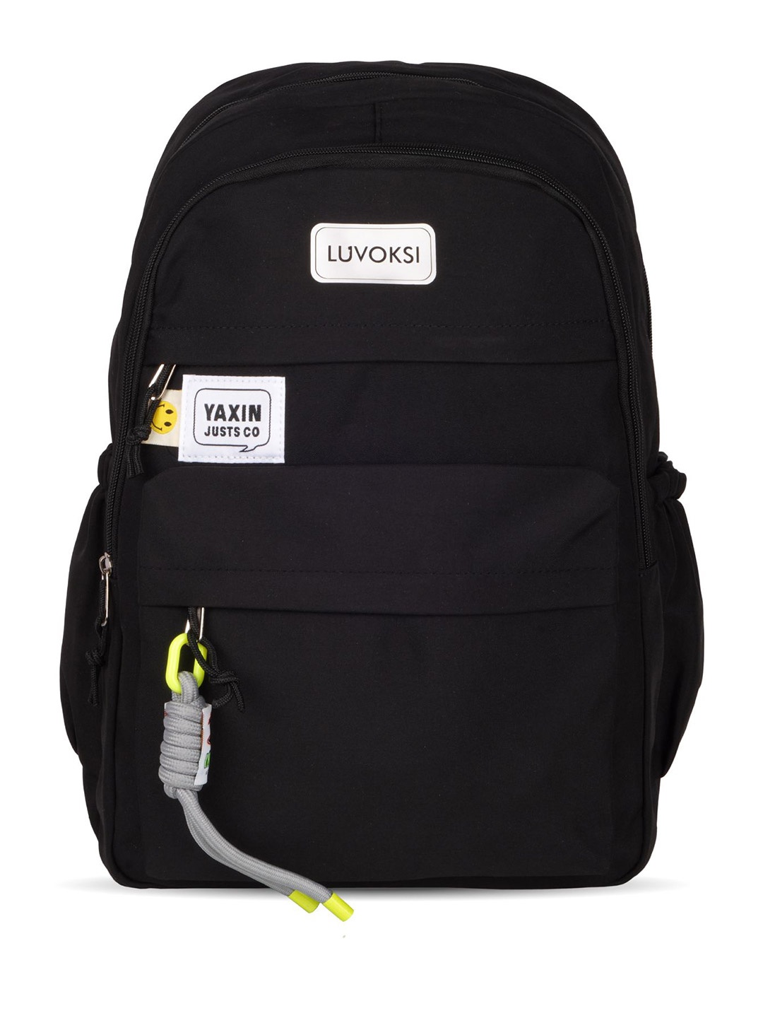 

Luvoksi Women Embroidered Ergonomic Backpack, Black