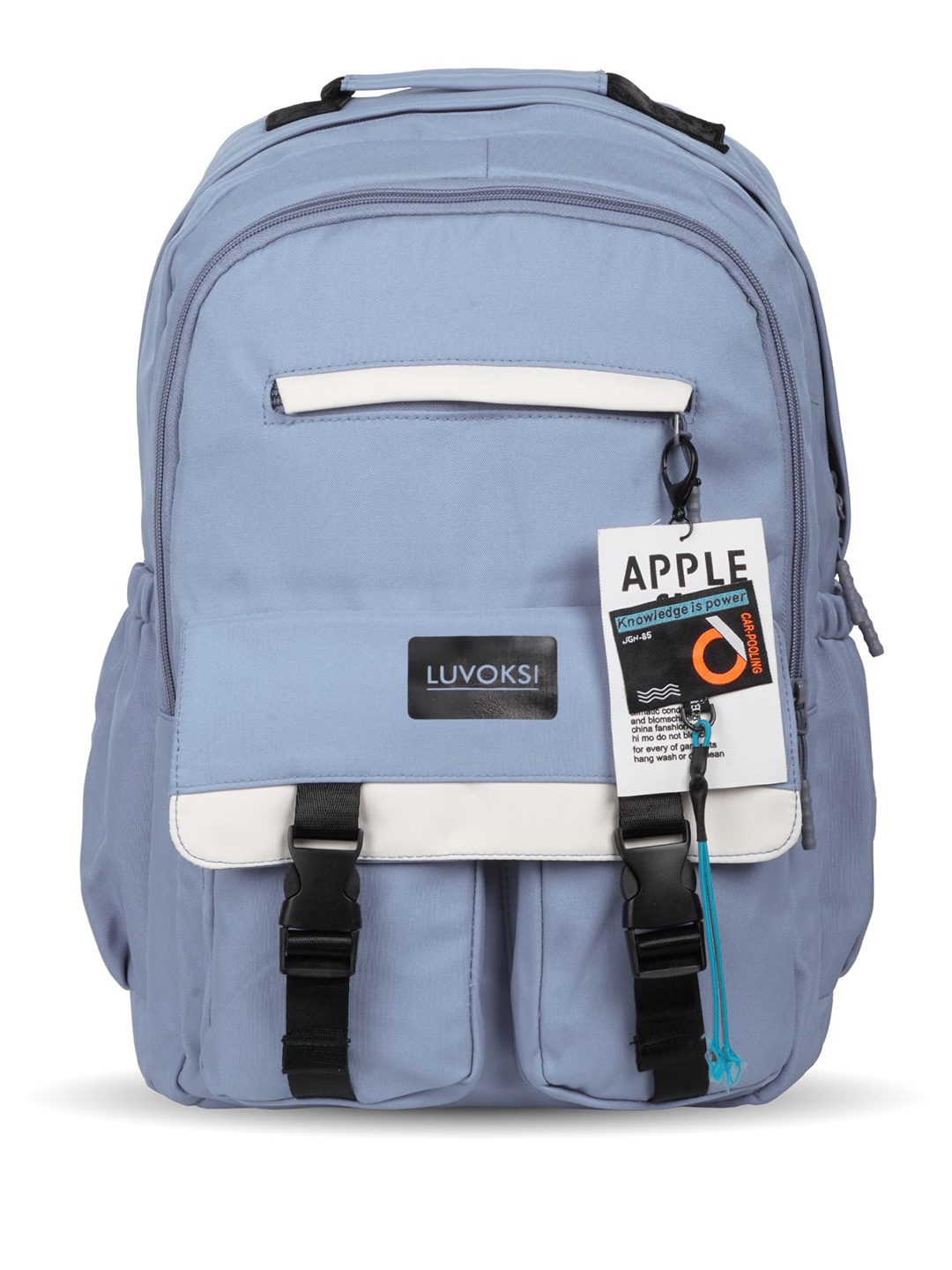 

Luvoksi Women Embroidered Backpack, Grey