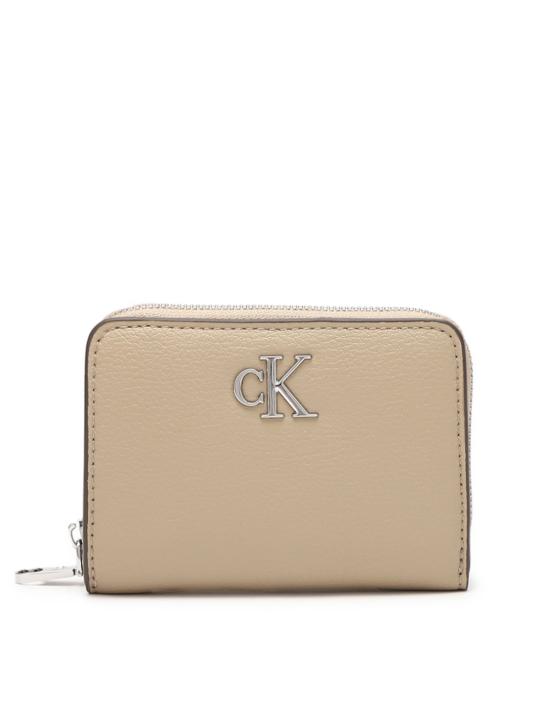 

Calvin Klein Women Zip Around Wallet, Beige