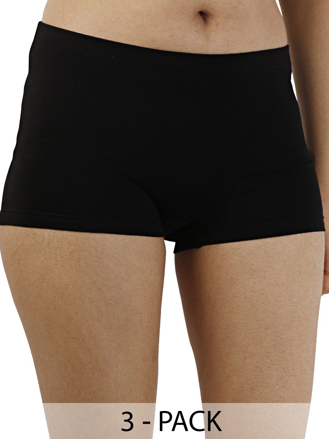 

Diving Deep Women Pack of 3 Boy Shorts Briefs, Assorted