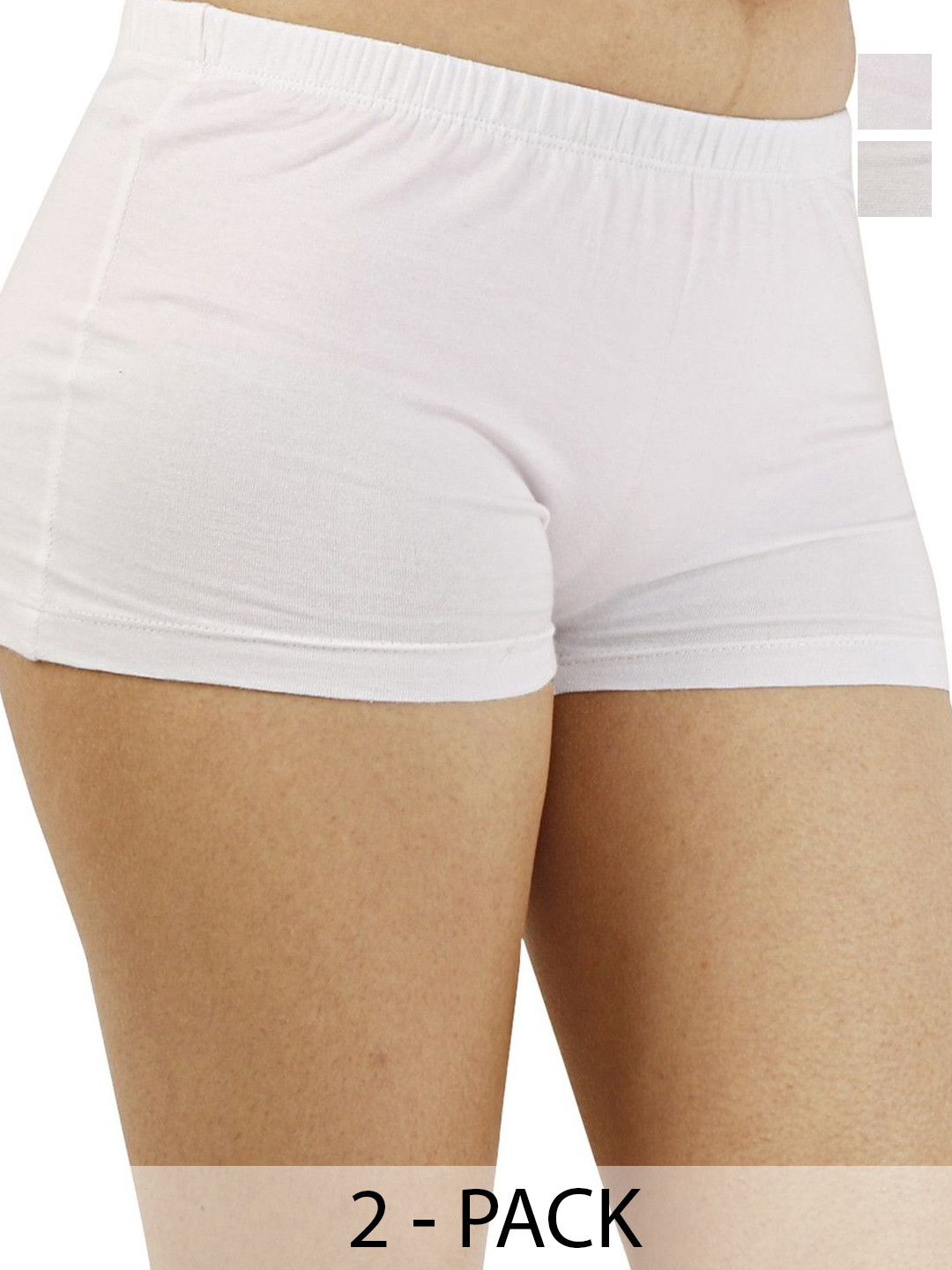 

Diving Deep Pack of 2 Boy Shorts Briefs, White