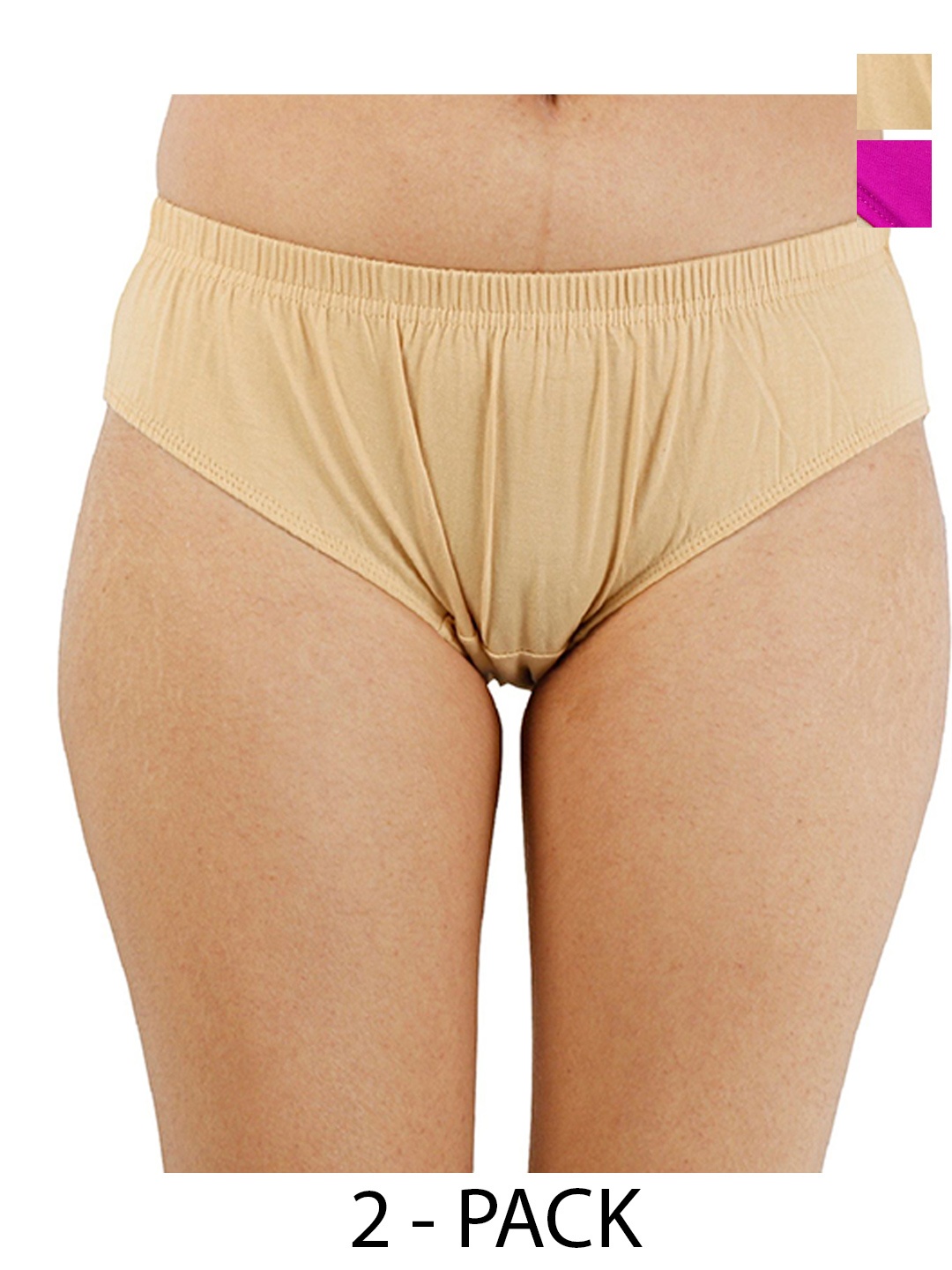

Diving Deep Women Pack of 2 Cotton Hipster Briefs, Assorted