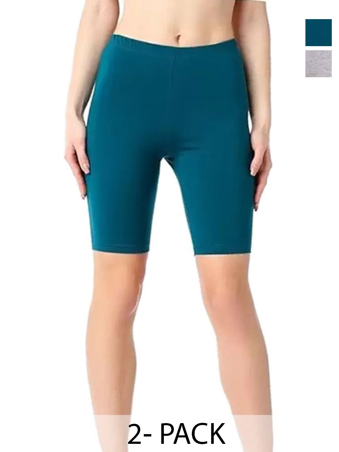 

Diving Deep Women Pack of 2 Cotton Boy Shorts Briefs, Assorted