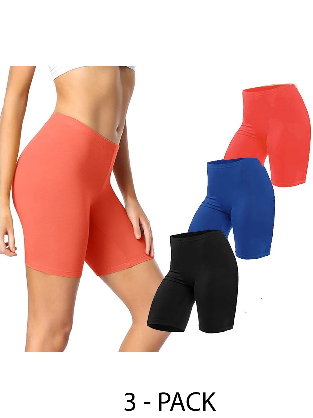 

Diving Deep Women Pack of 3 Boy Shorts Briefs, Assorted