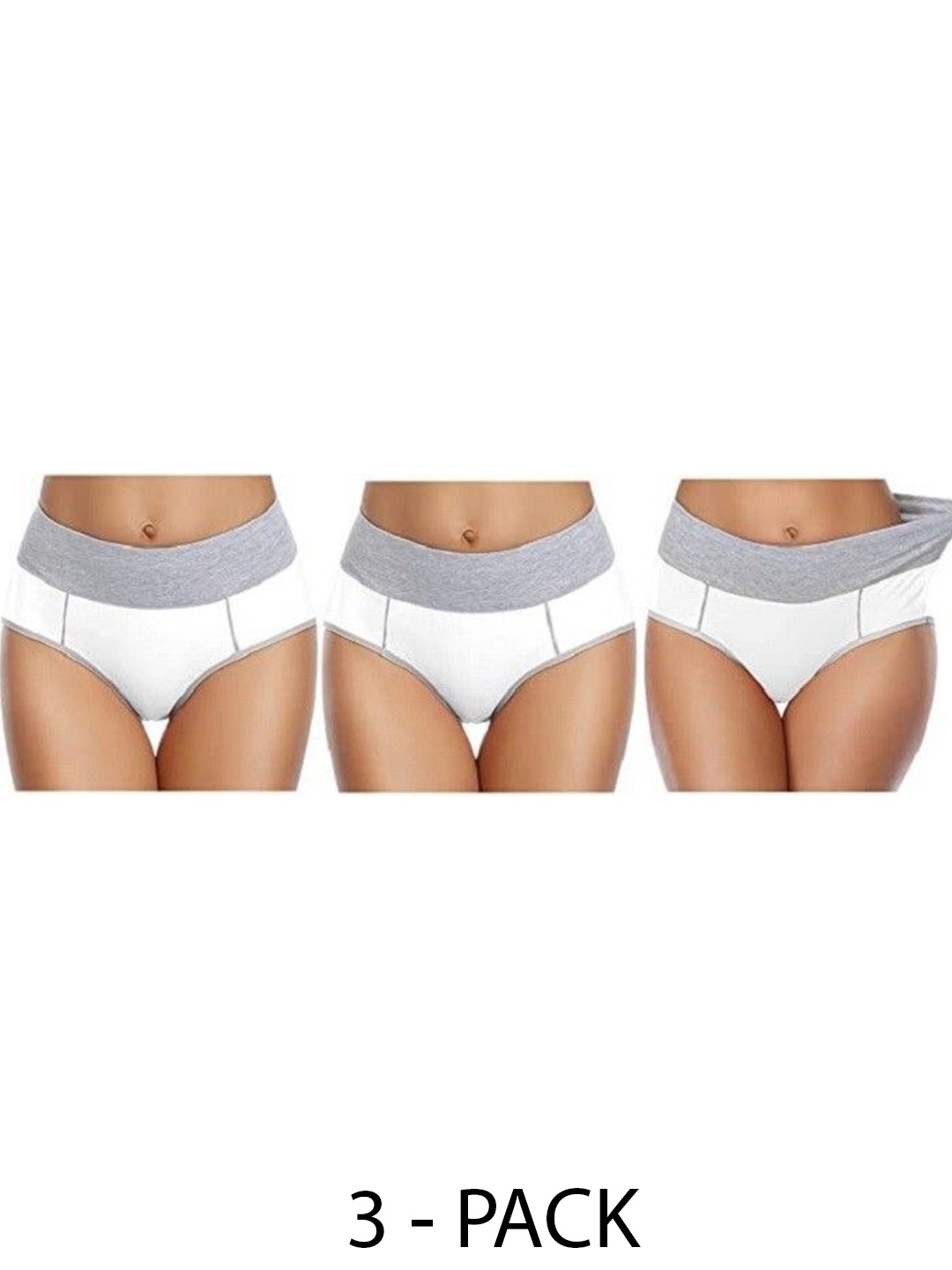 

Diving Deep Women Pack of 3 Cotton Assorted Hipster Briefs