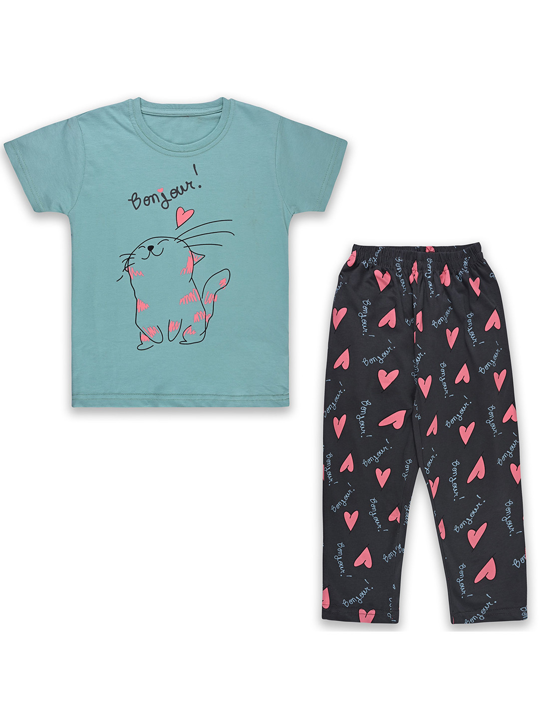 

Wish Karo Kids Printed Night Suit, Blue