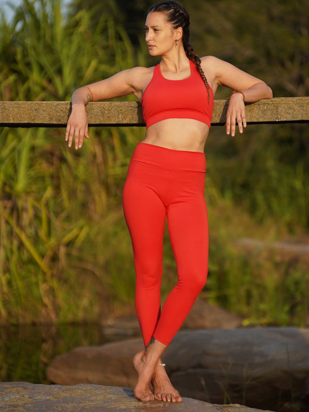 

YAMAYOGA Women Full Coverage Bra, Coral
