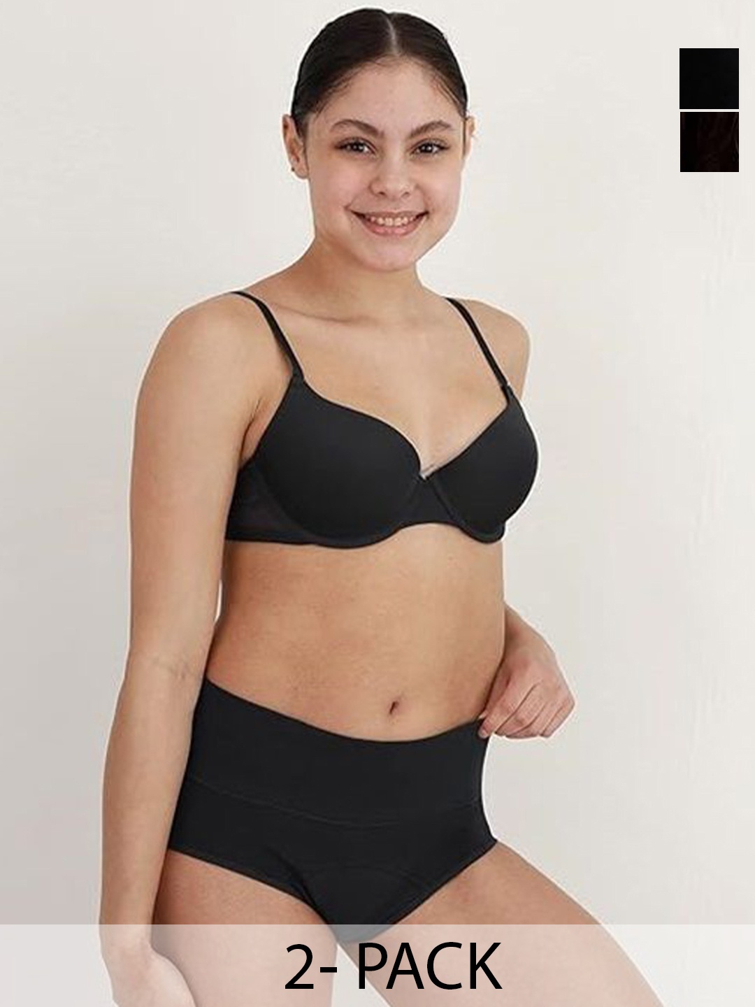 

Diving Deep Women Pack Of 2 Cotton Hipster Briefs, Assorted