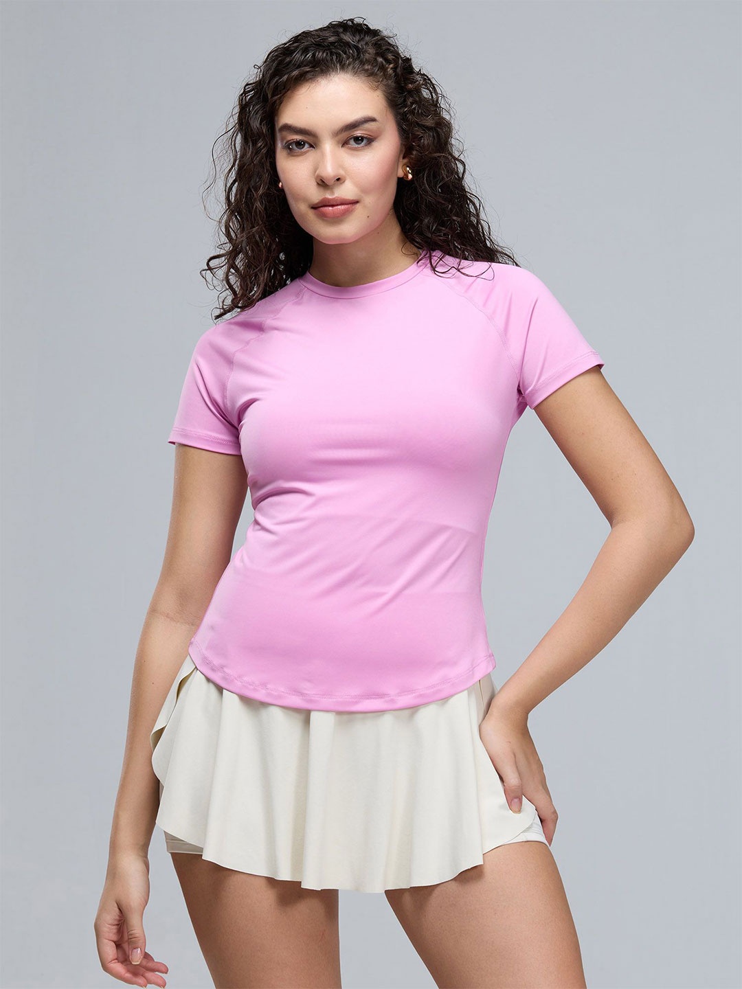 

CAVA Women Pink Training Tee