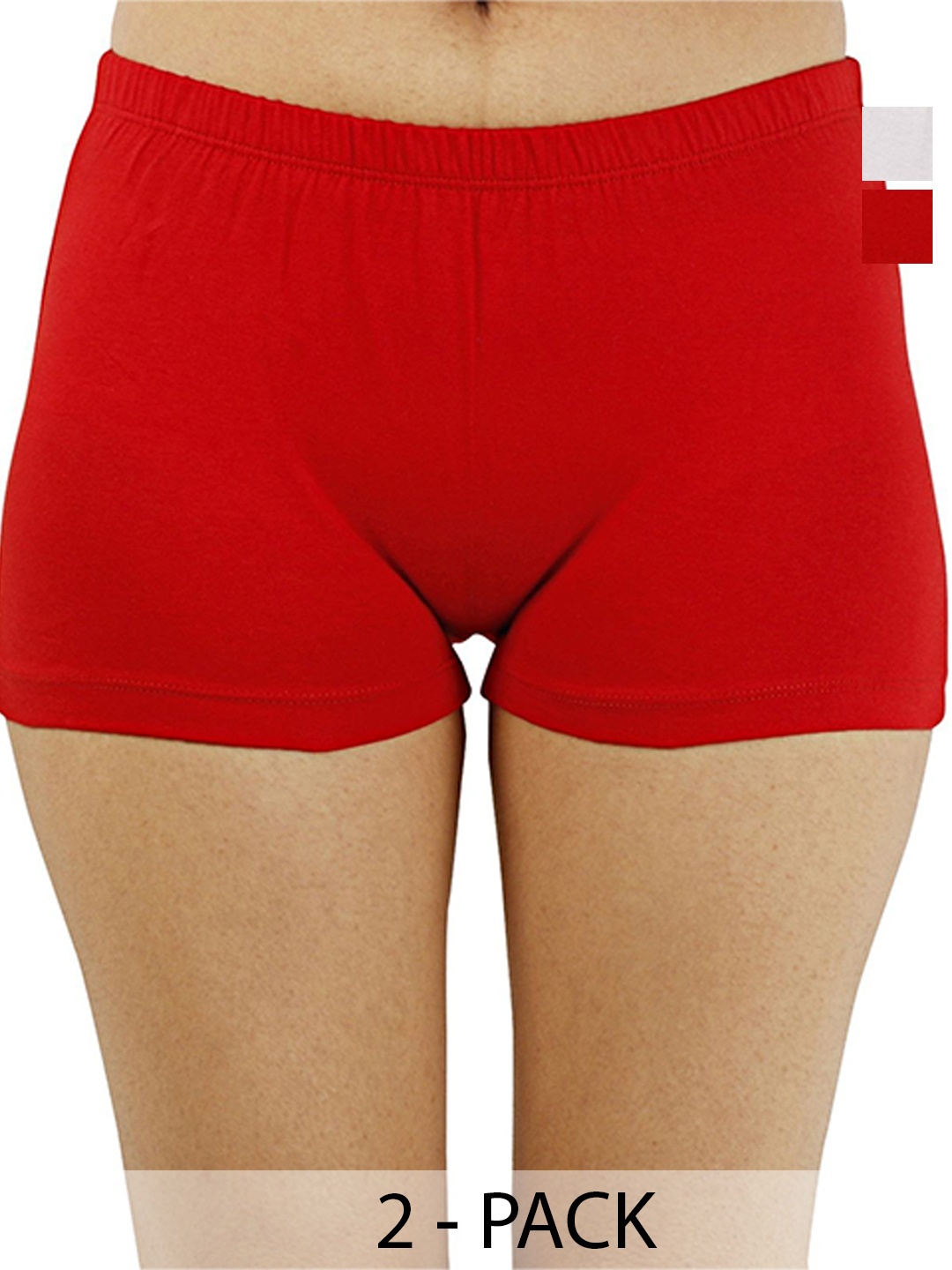 

Diving Deep Pack of 2 Cotton Boy Shorts Briefs, Red