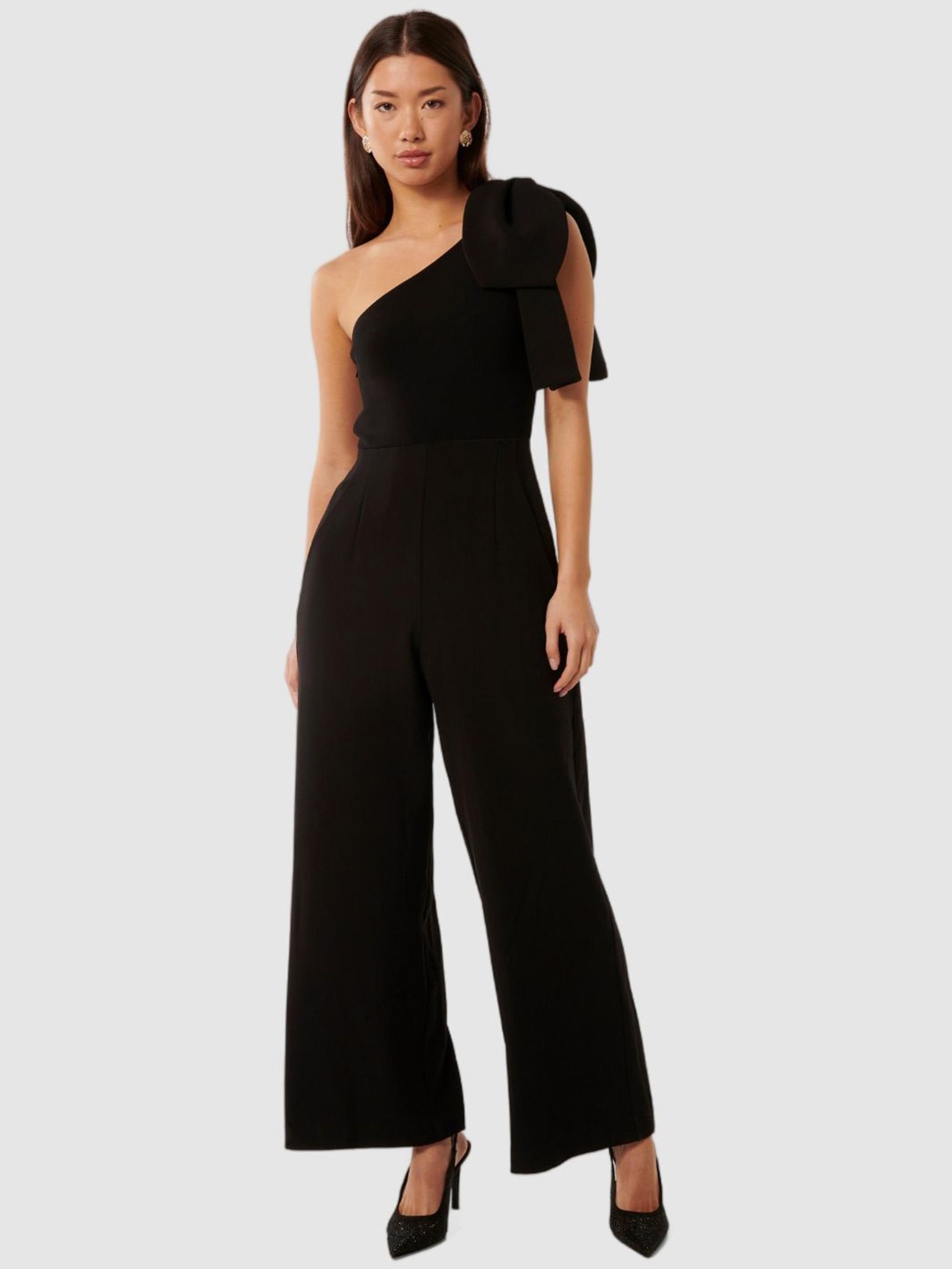 

Forever New Women Basic Jumpsuit, Black