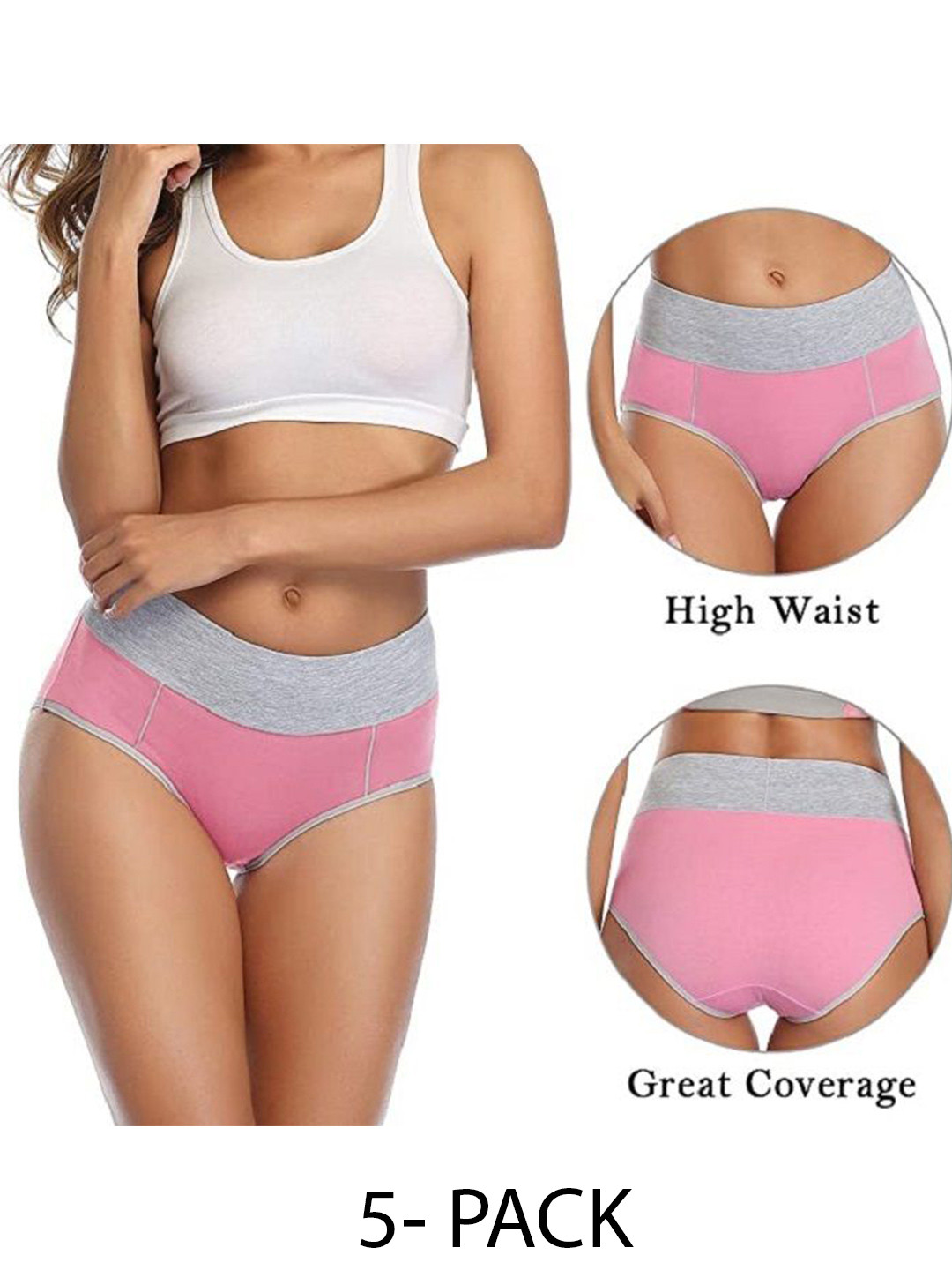 

Diving Deep Women Pack of 5 Hipster Briefs, Assorted