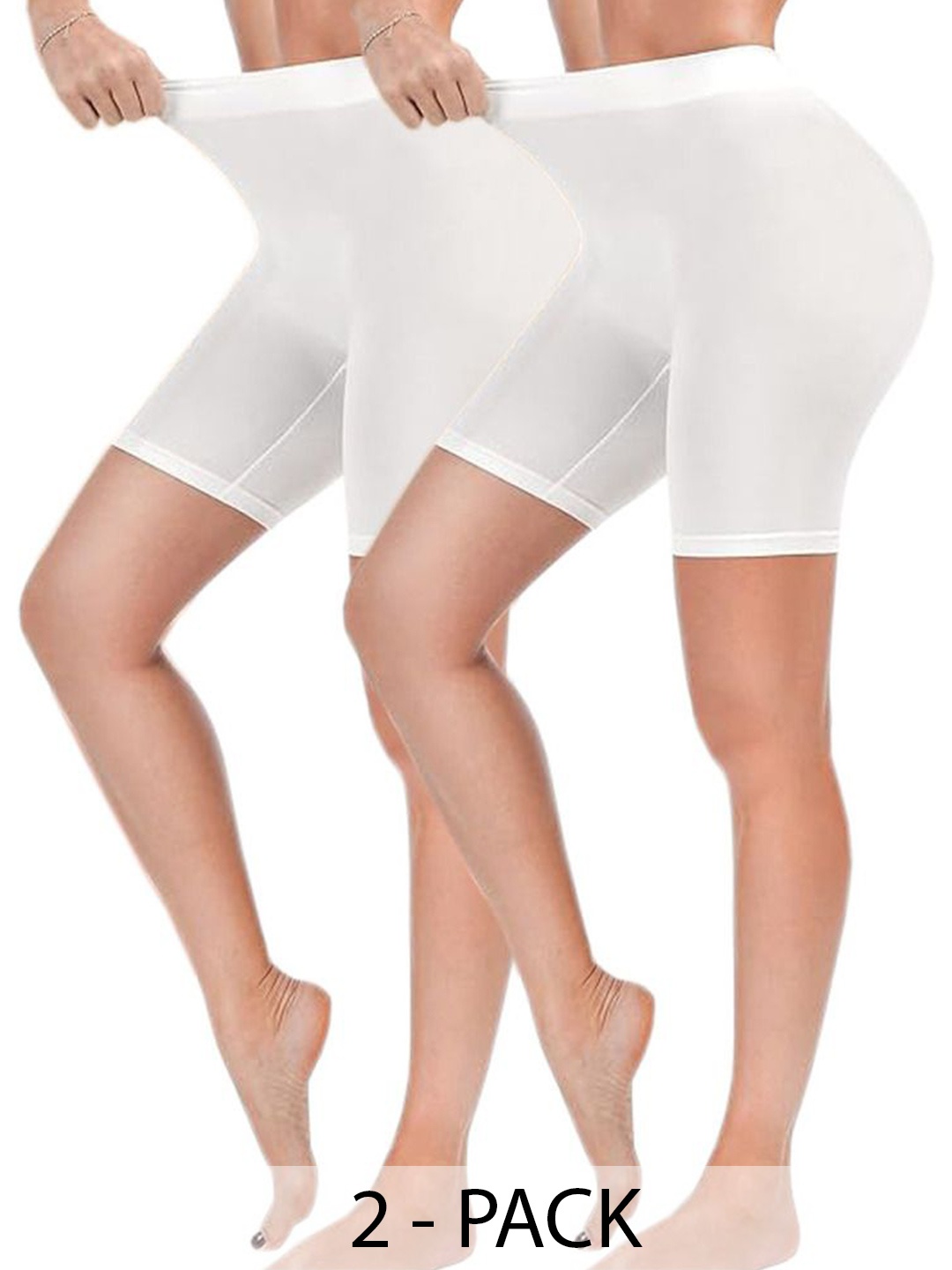 

Diving Deep Women Pack of 2 Cotton High Rise Boy Shorts Briefs, Assorted