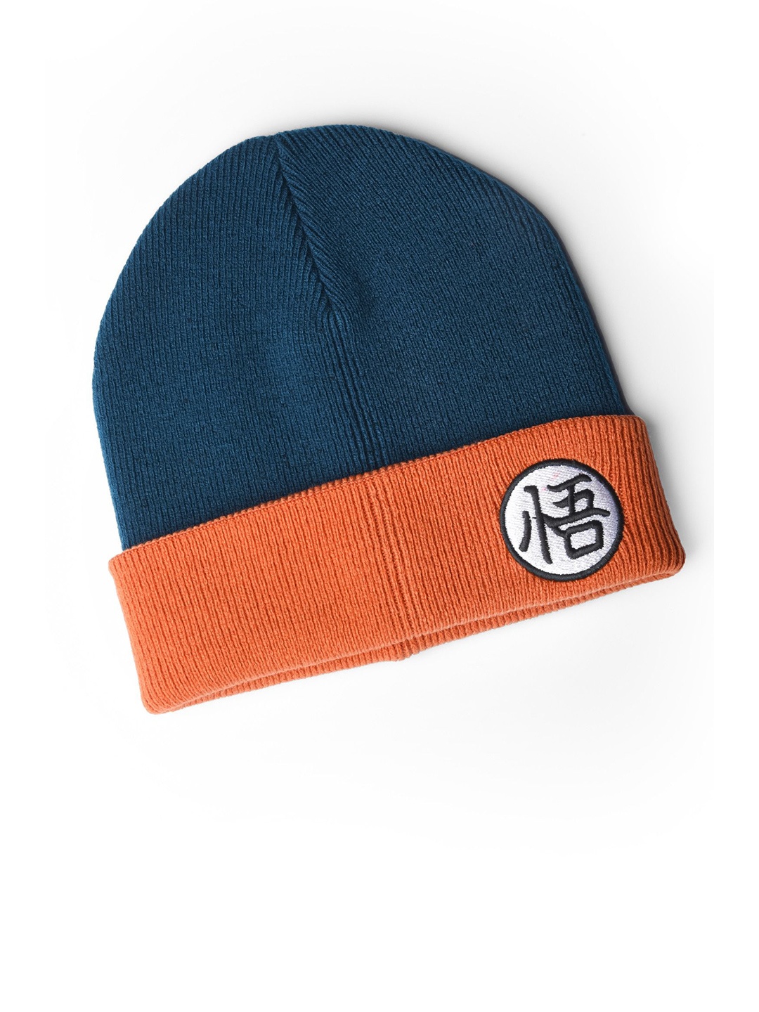 

COMICSENSE Unisex Dragon Ball Z Anime Warrior Embroidered Acrylic Beanie, Navy blue