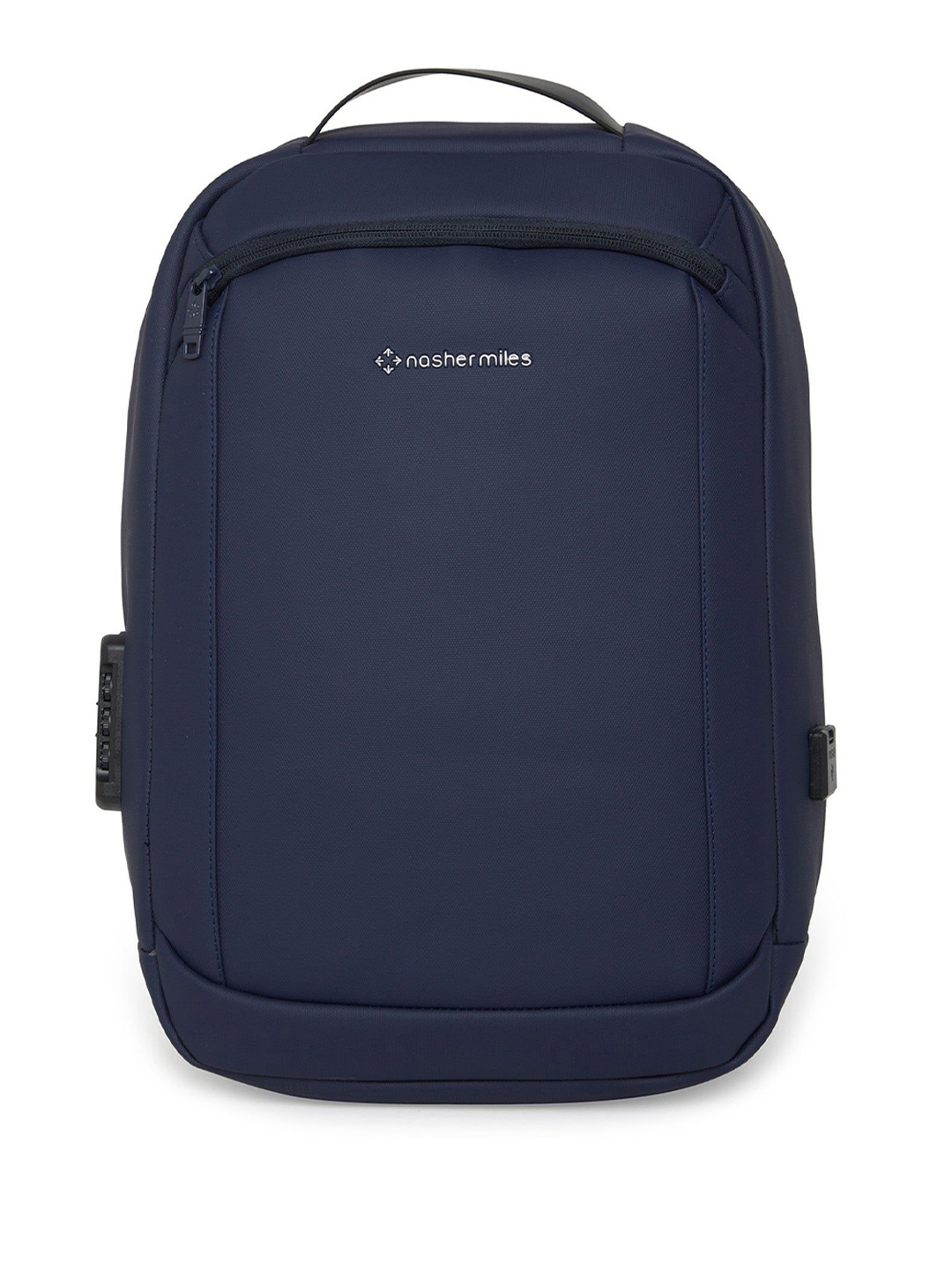 

Nasher Miles Queens 22L Polyester Laptop Backpack with Number Lock & USB charging, Navy blue