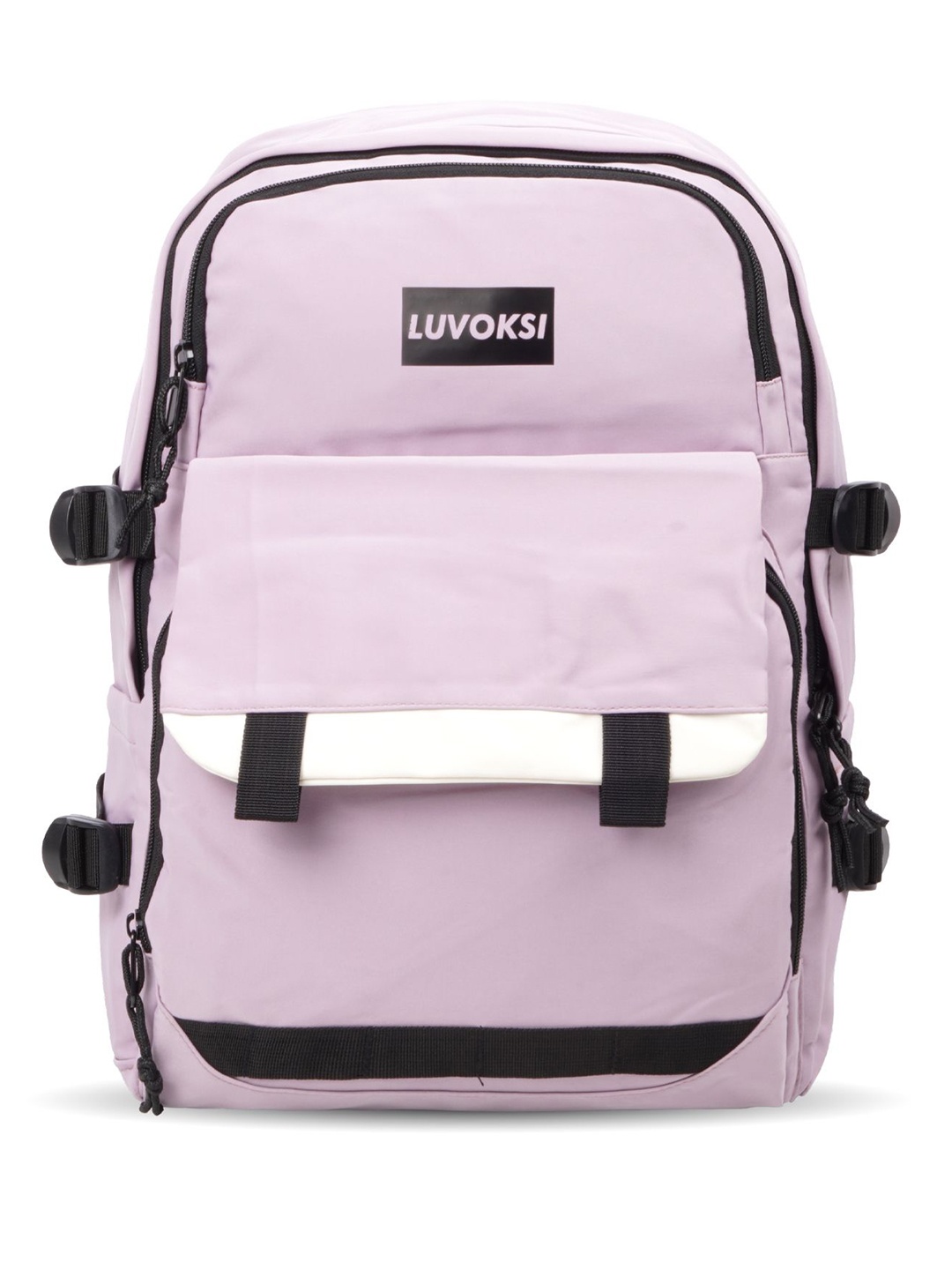

Luvoksi Women Colourblocked Backpack, Purple