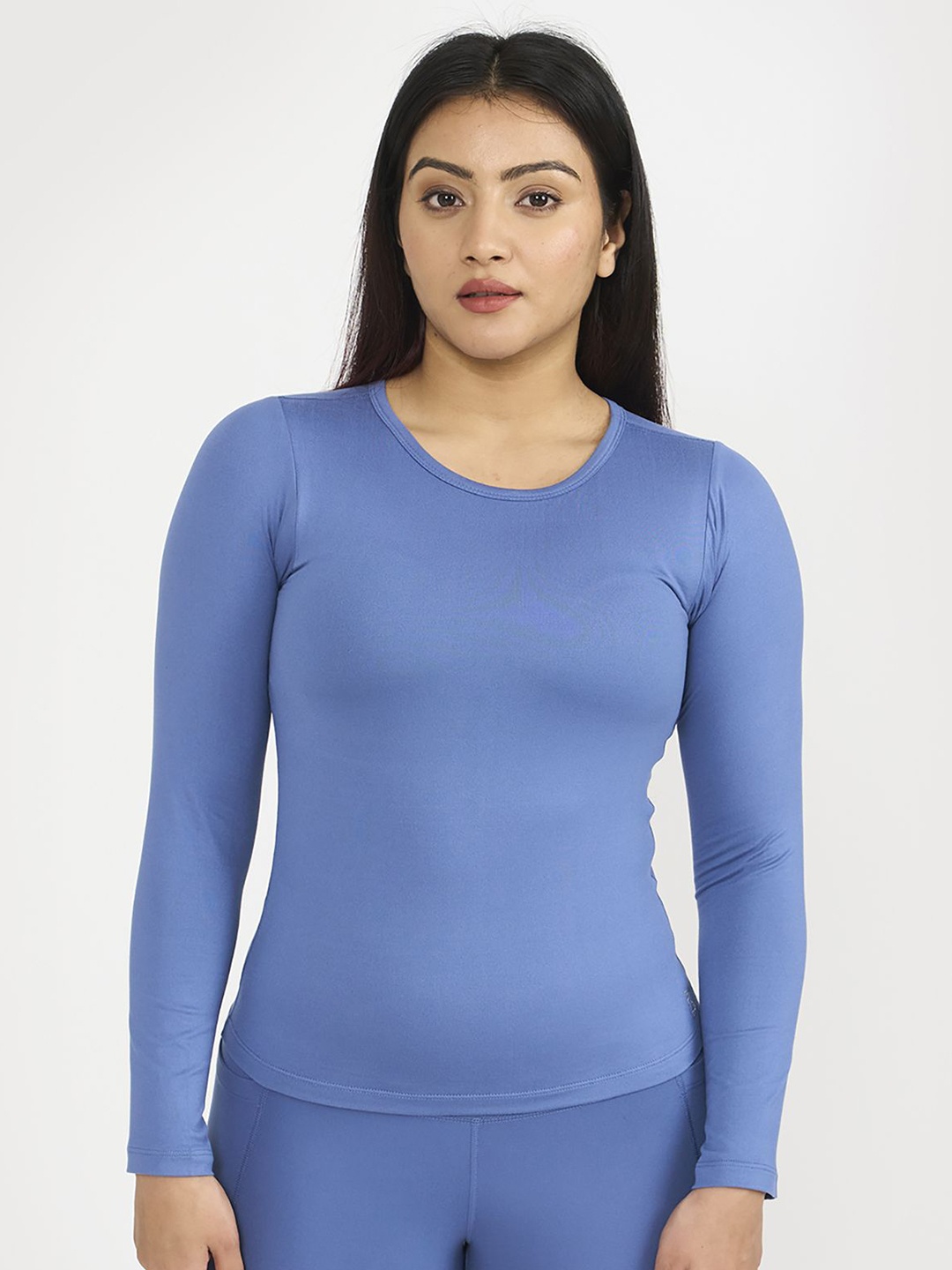 

Hunnit Zen Round Neck Tank Top With Built In Bra, Blue