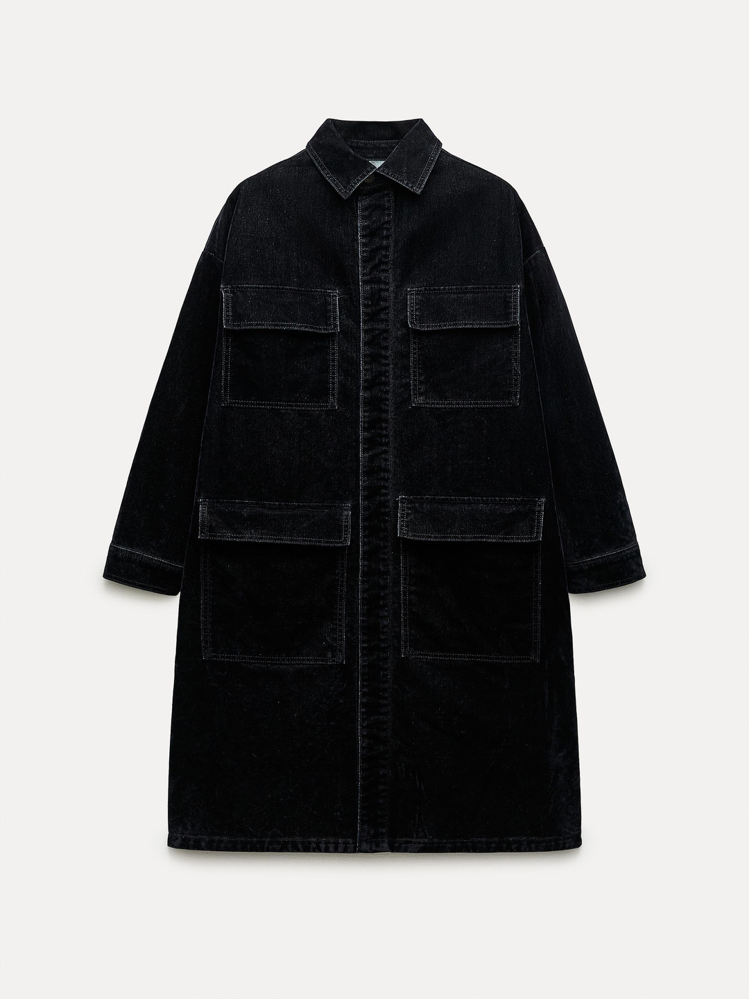 

ZARA Women Navy Blue Jackets