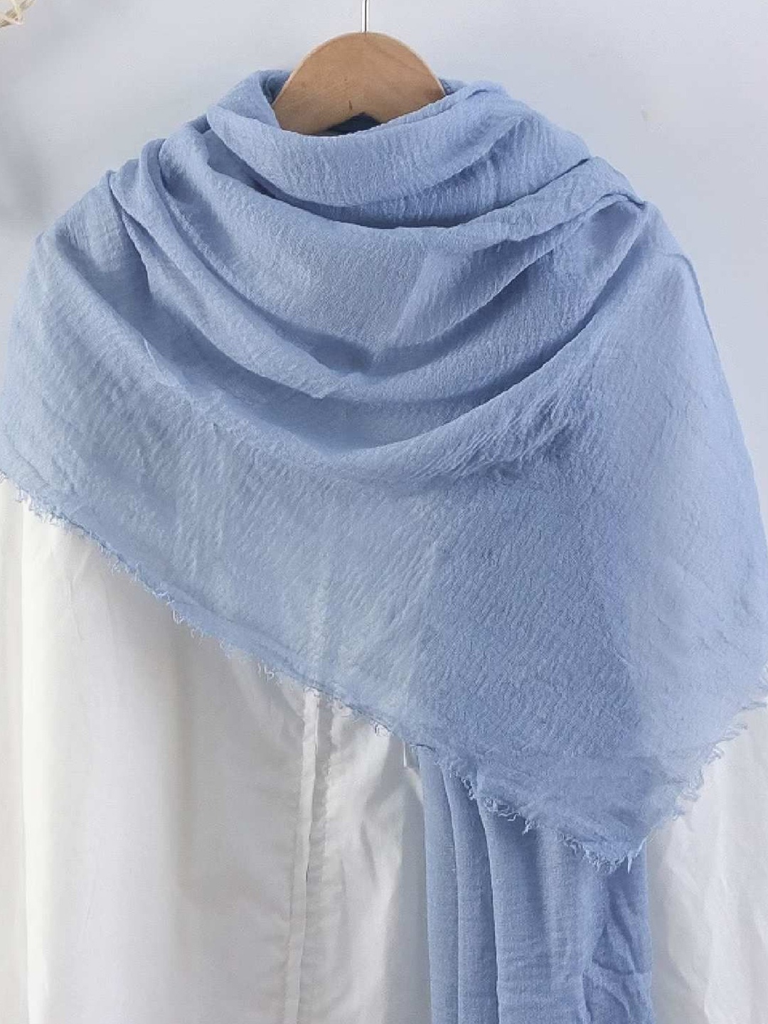

CrossKulture Women Cotton Scarf, Blue
