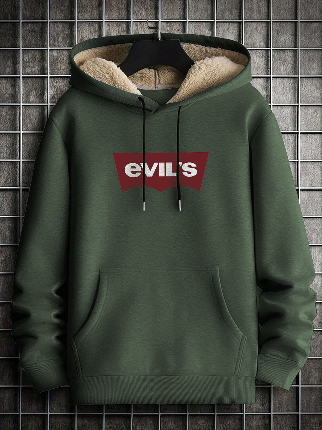 

TOGS & TERRE Women Printed Hooded Sweatshirt, Green