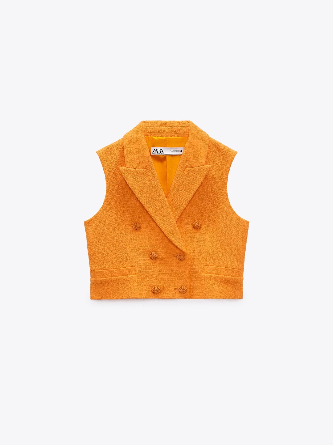 

ZARA Women Orange Waistcoat