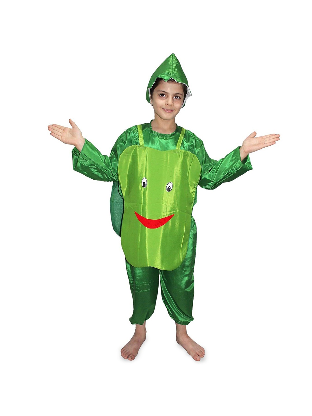 

Kaku Fancy dresses Kids Fancy Dresses Capsicum Vegetables Costume Set, Green