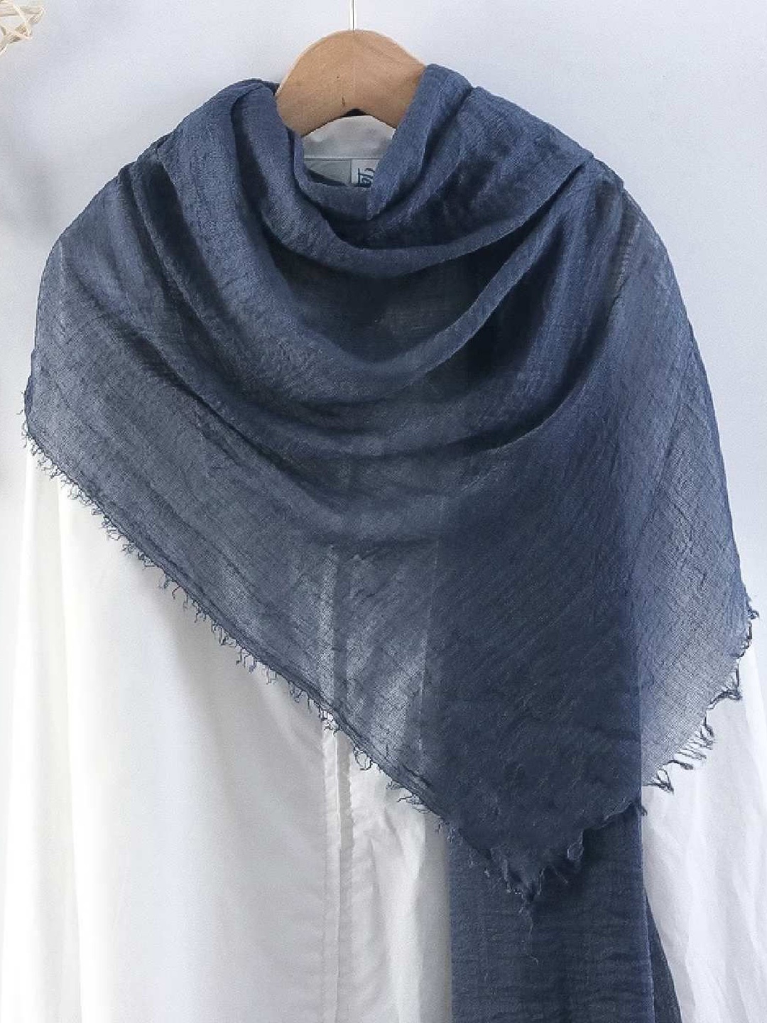 

CrossKulture Women Cotton Scarf, Blue