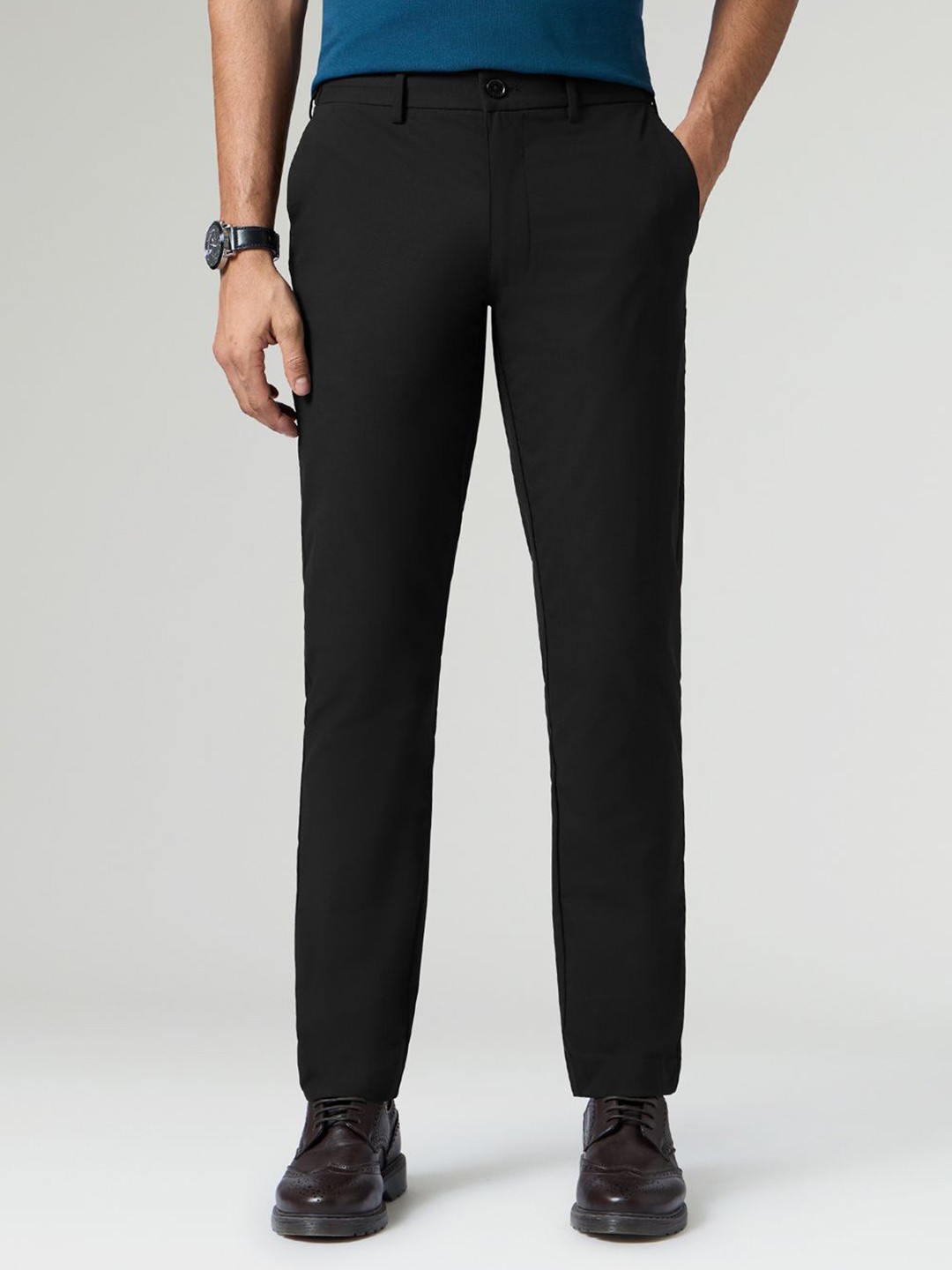 

XYXX Men Kinetic Slim Fit Black All Day Quick Dry Pants