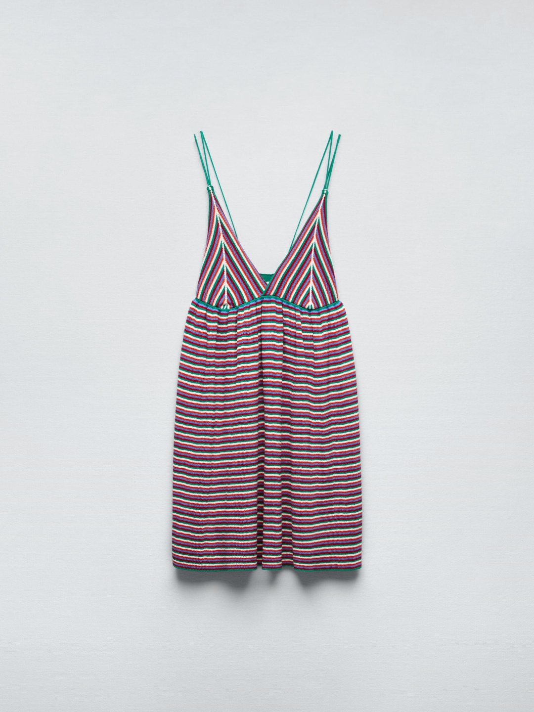 

ZARA Striped A-Line Dress, Multi