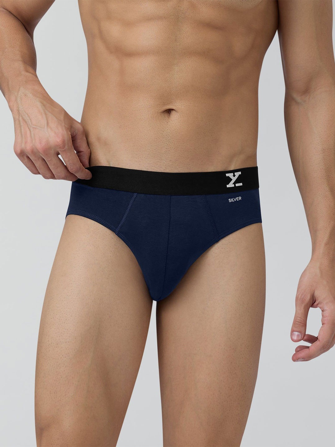 

XYXX Men Pack Of 3 Aero Cotton Briefs XYBRF3PCKN1056, Navy blue