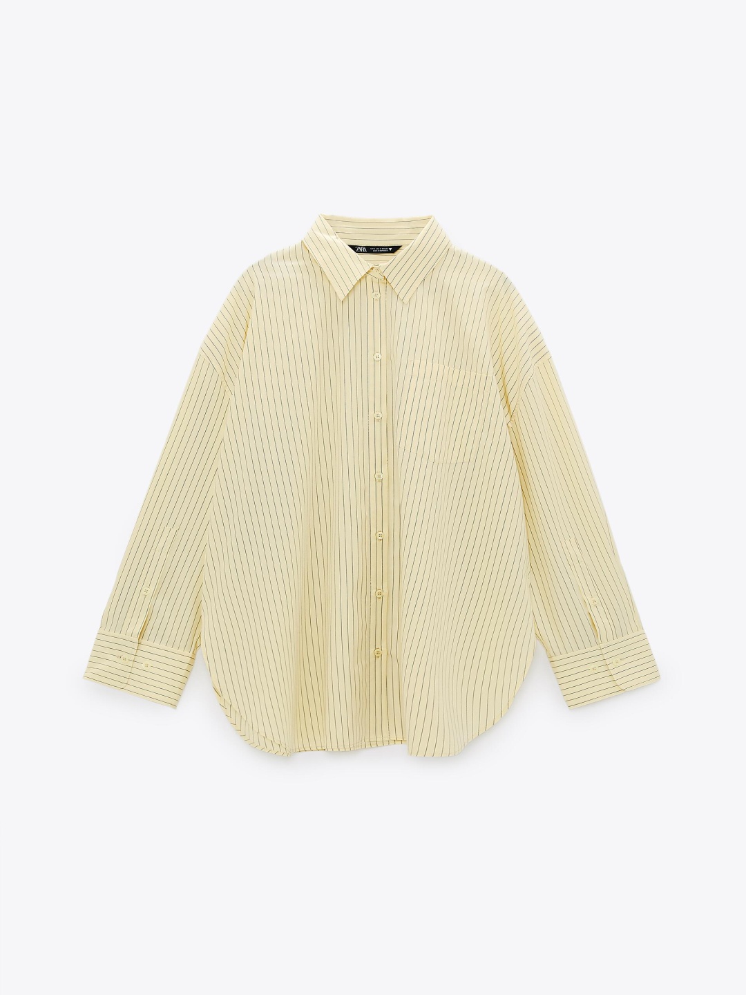 

ZARA Women Gingham Checks Checked Casual Shirt, Yellow