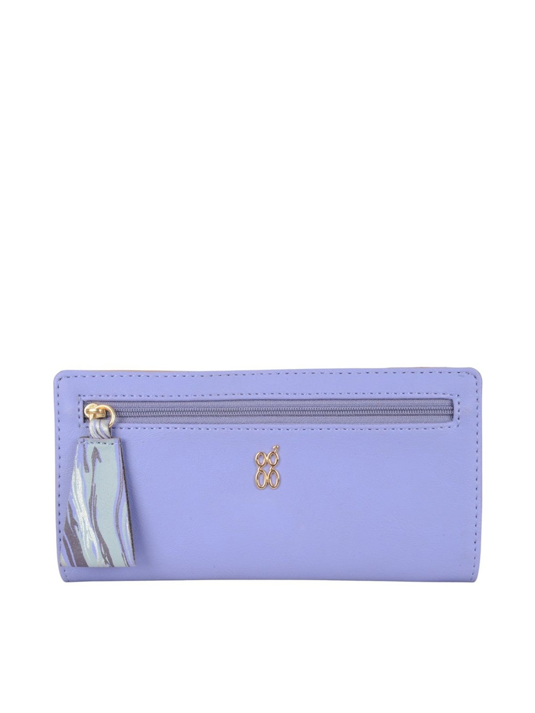 

Baggit Women Hapre1 E Ashyln PU Two Fold Wallet, Purple